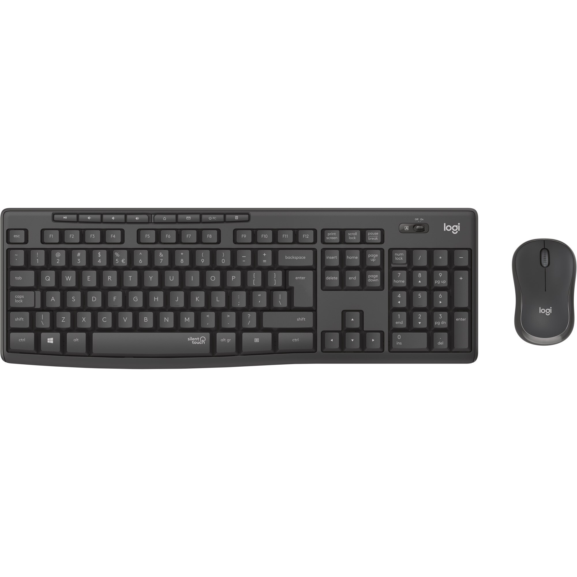 Logitech MK295 Silent Graphite
