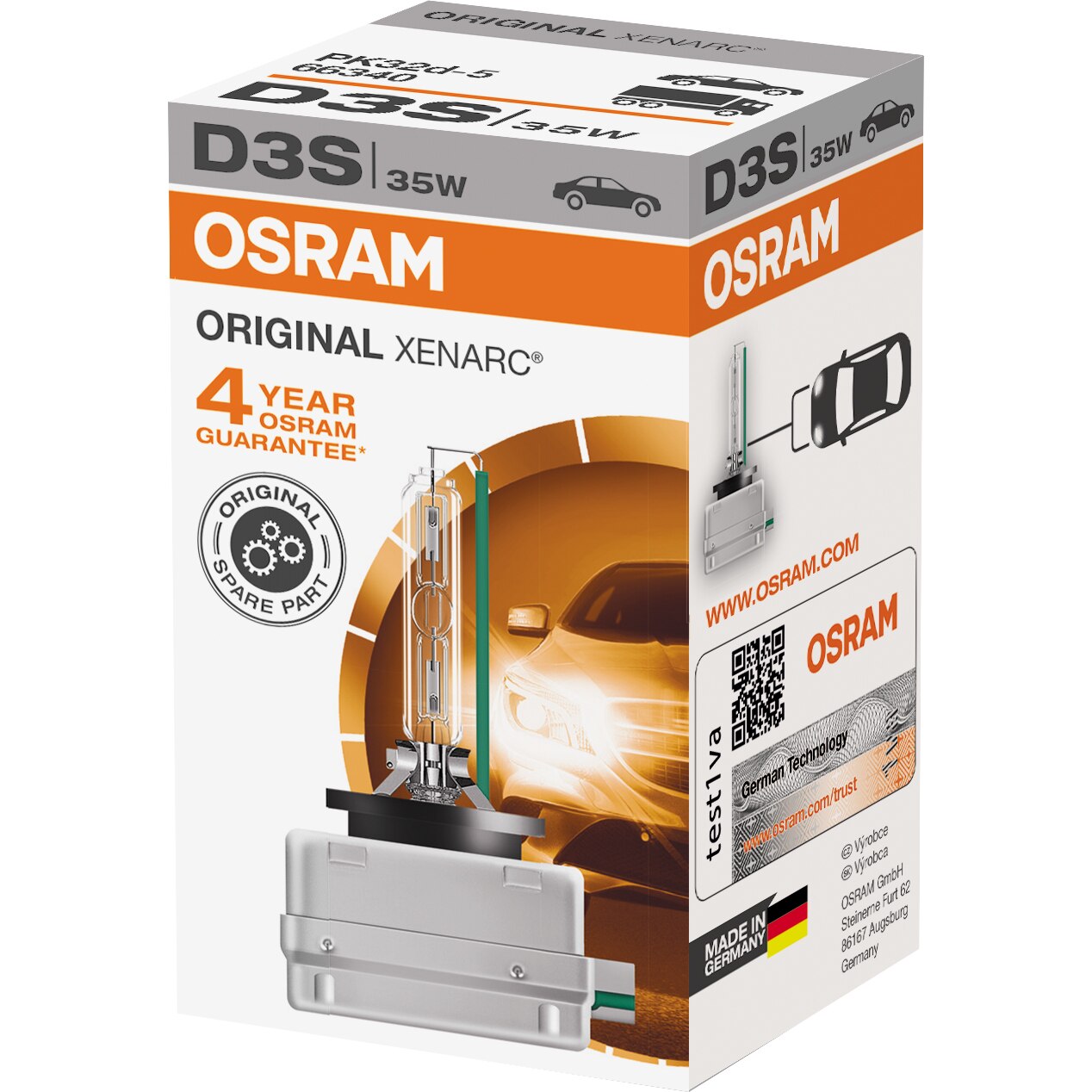 Bec Xenon Osram D3S Standard