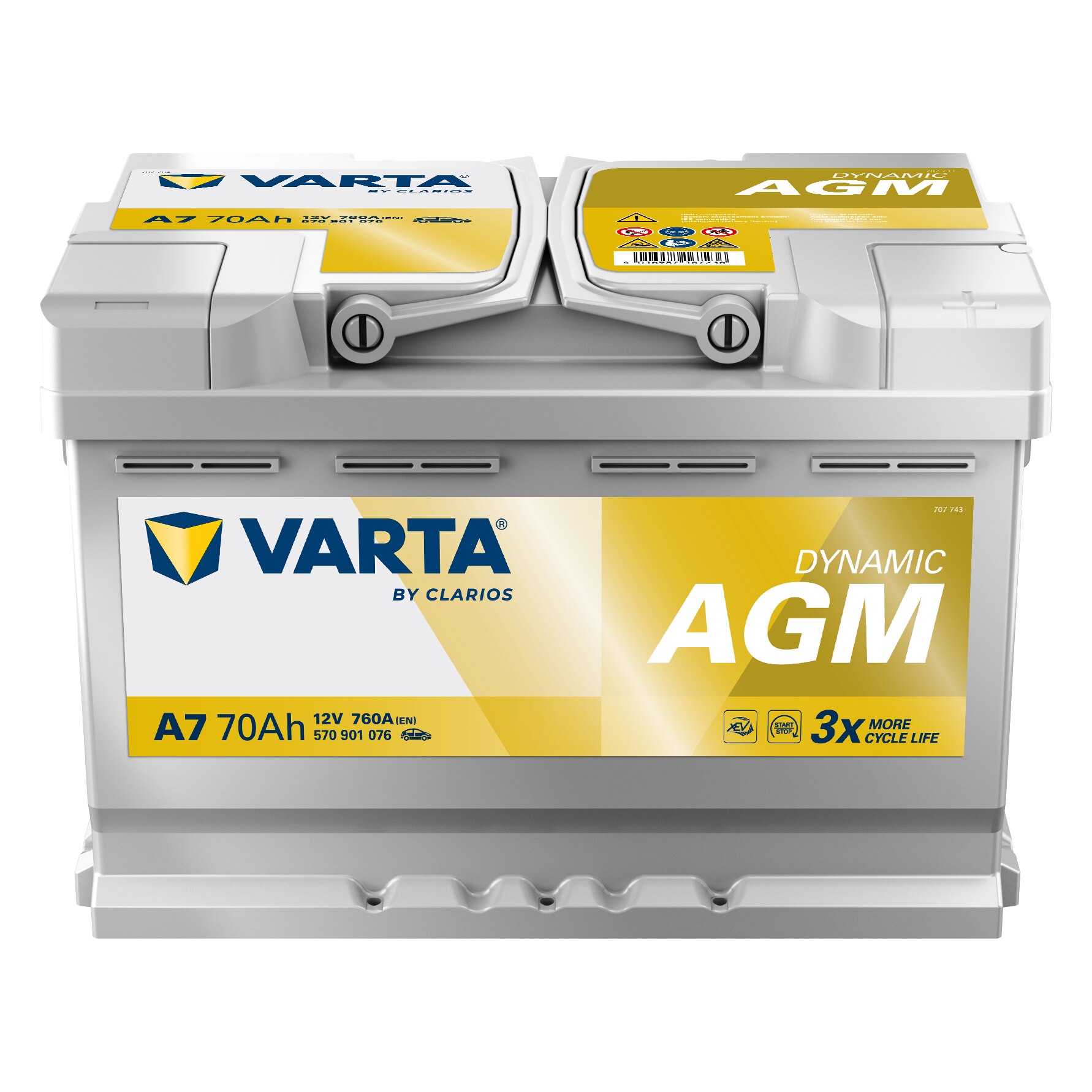 Varta Dynamic AGM 70Ah