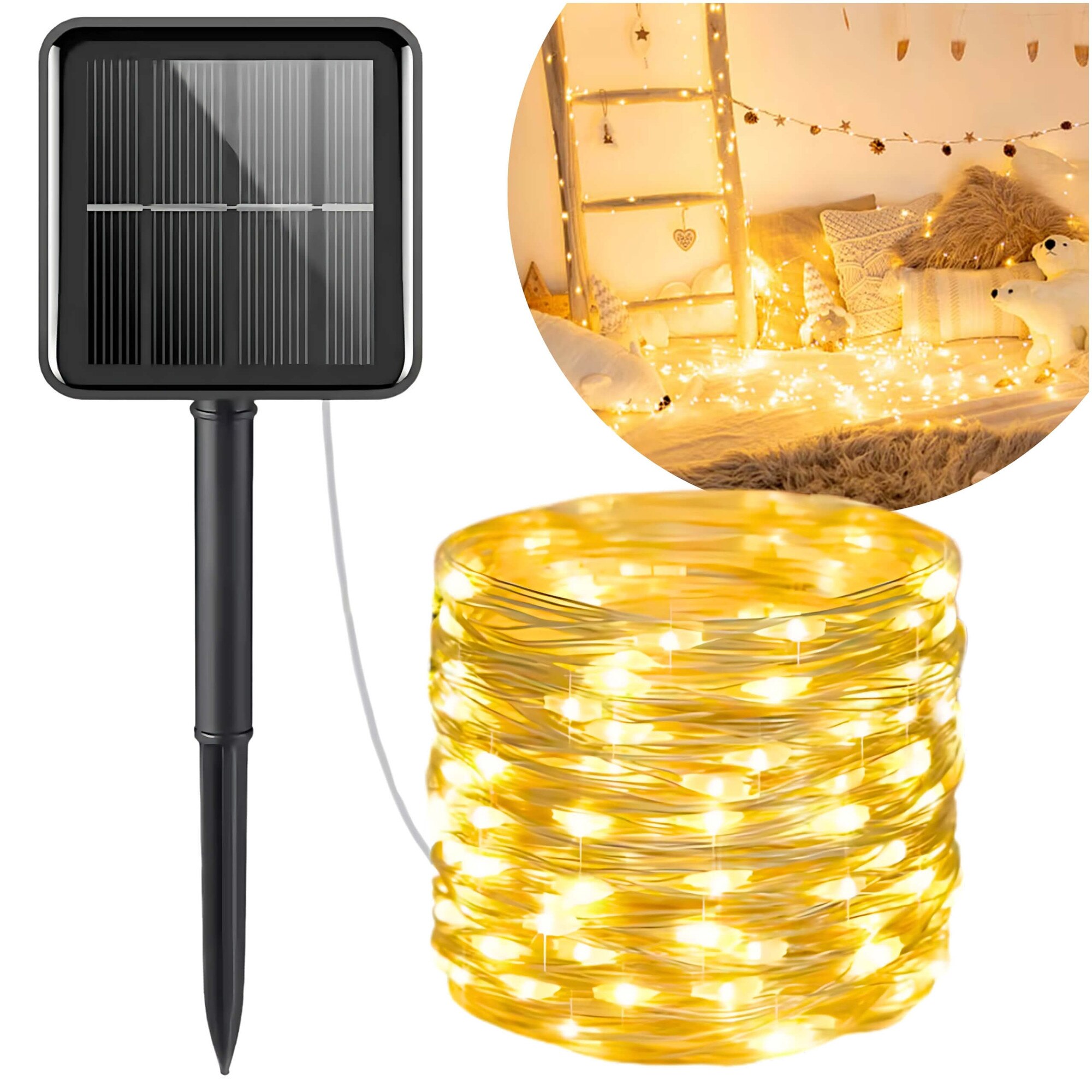 Ghirlandă LED Blixtar 22m