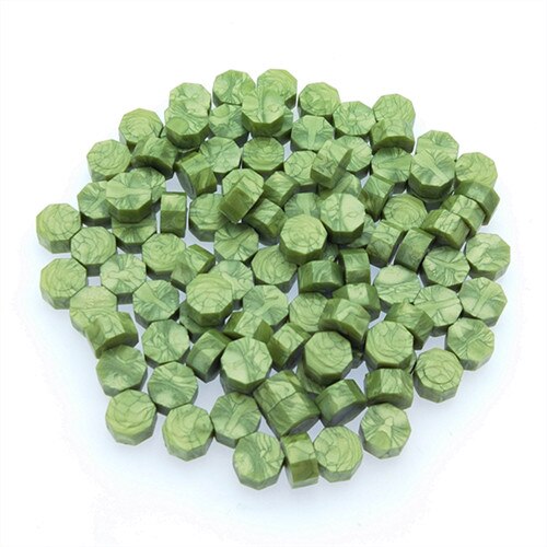 Ceară sigiliu verde smarald PHN Mag 100 buc