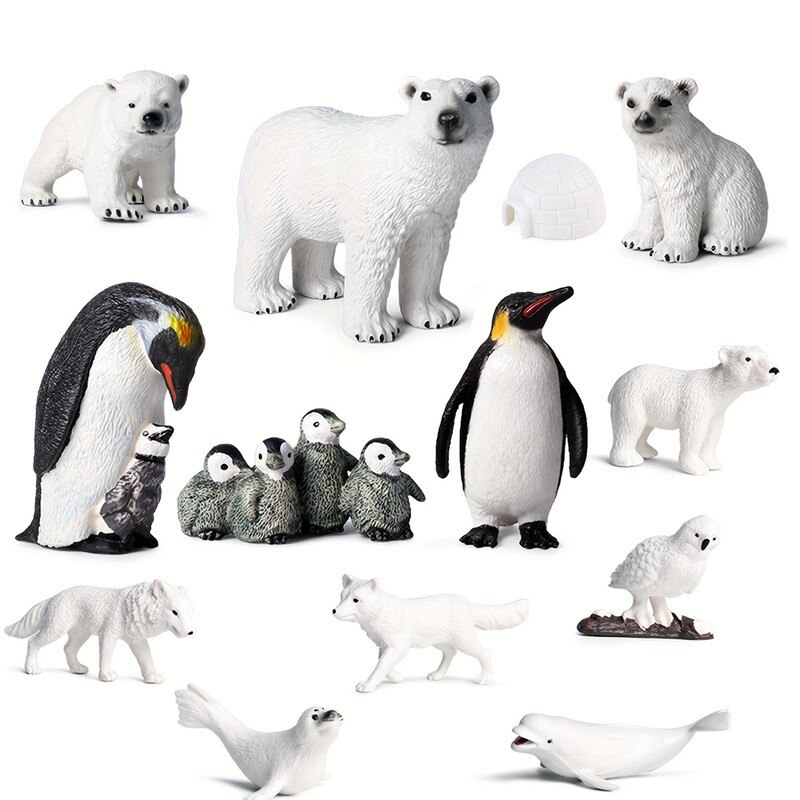 Set figurine animale arctice S.Fine