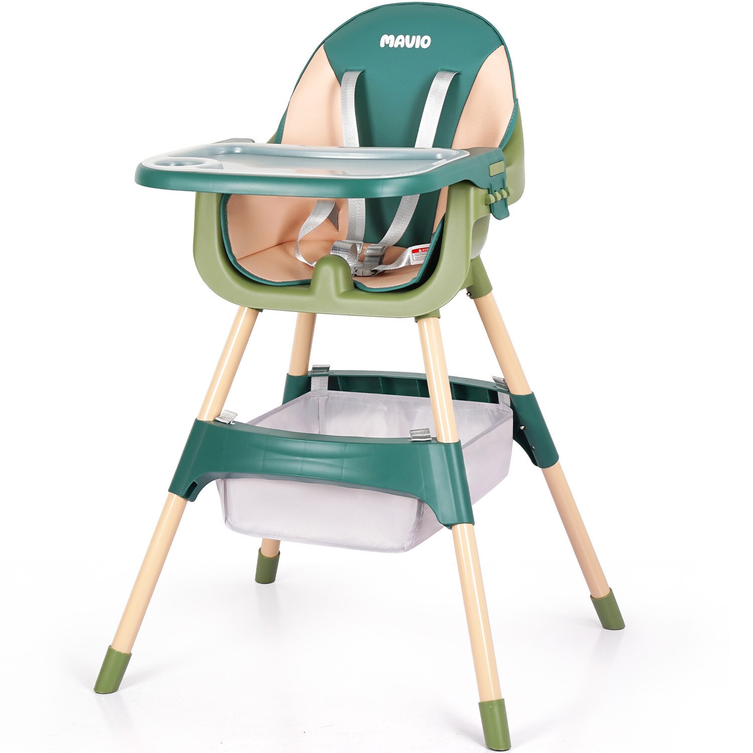 Scaun de masă Mavio Petite, verde