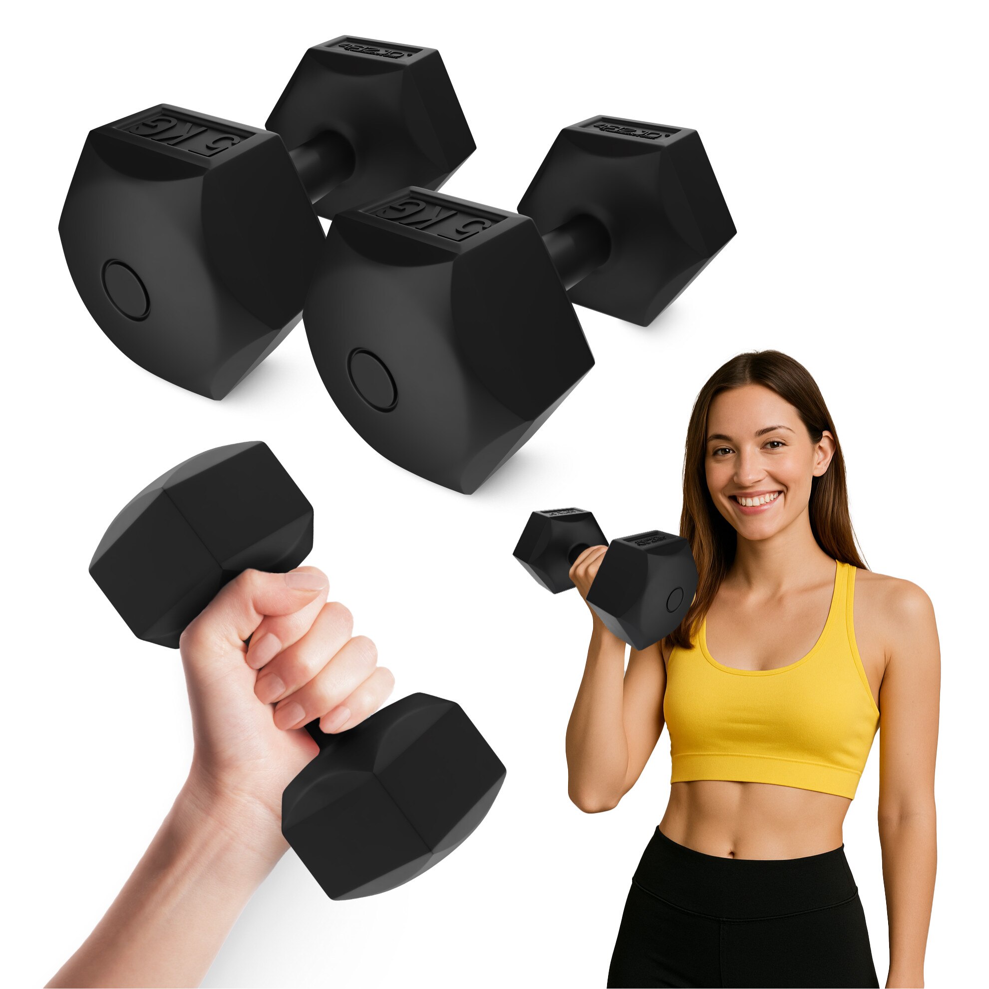Set gantere 4Fizjo 2x5 kg