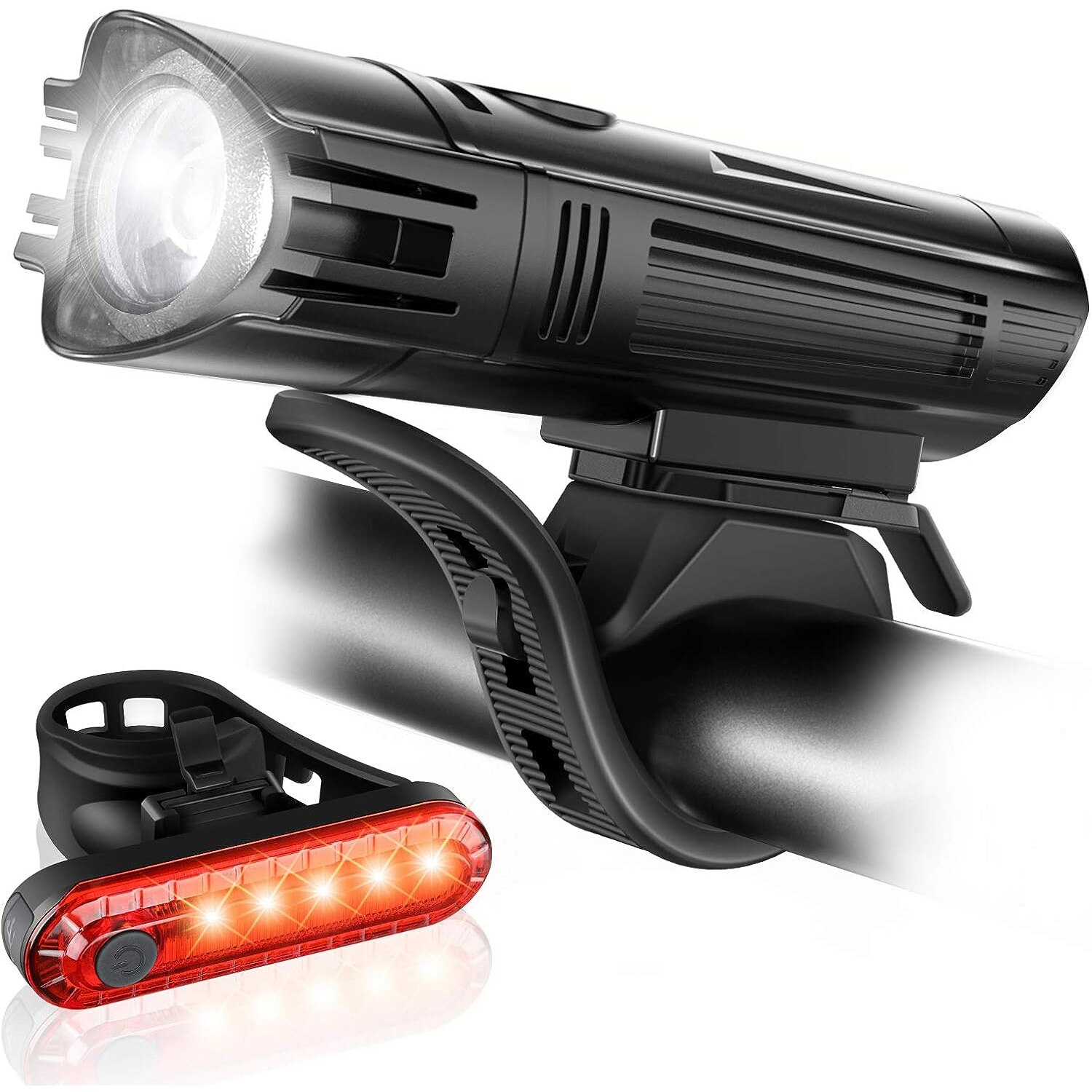 Set Lumini Bicicleta Elindor 300 Lumeni
