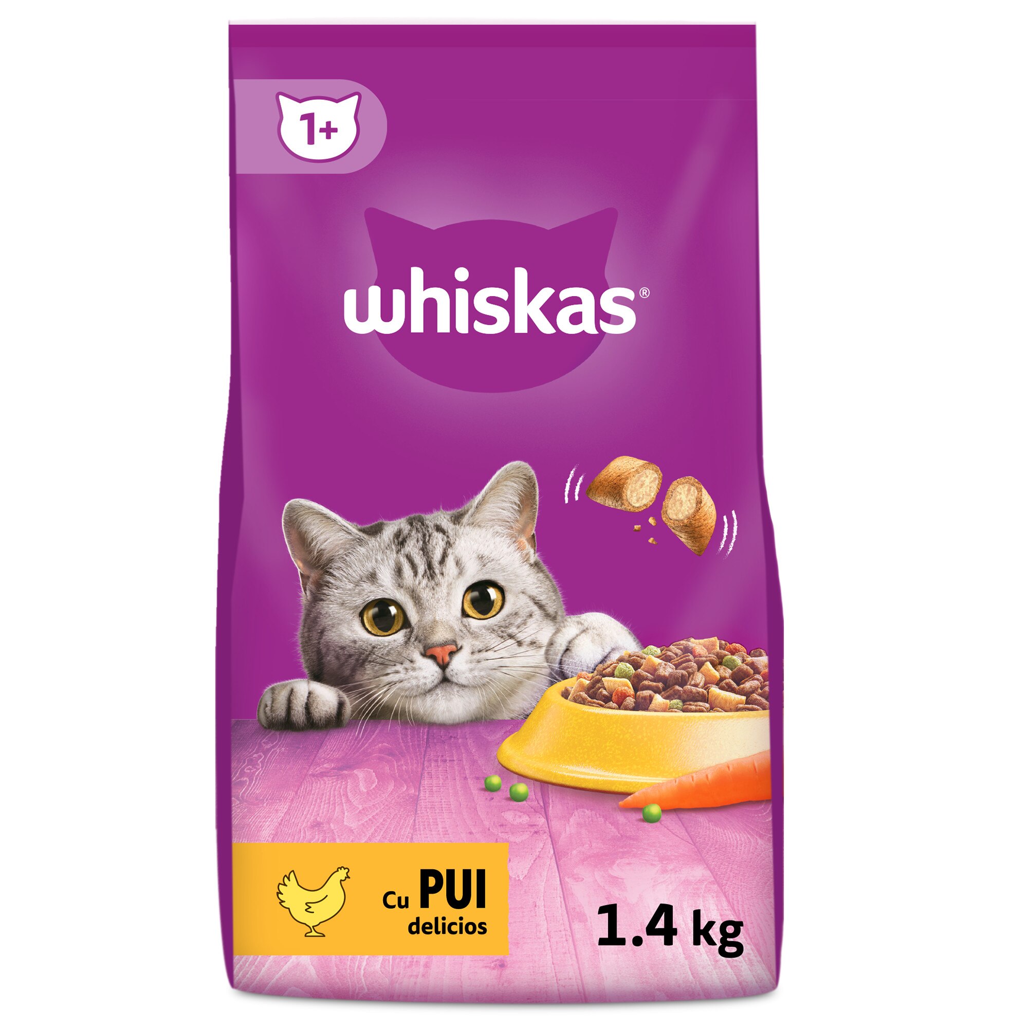 Whiskas Pui 1.4Kg