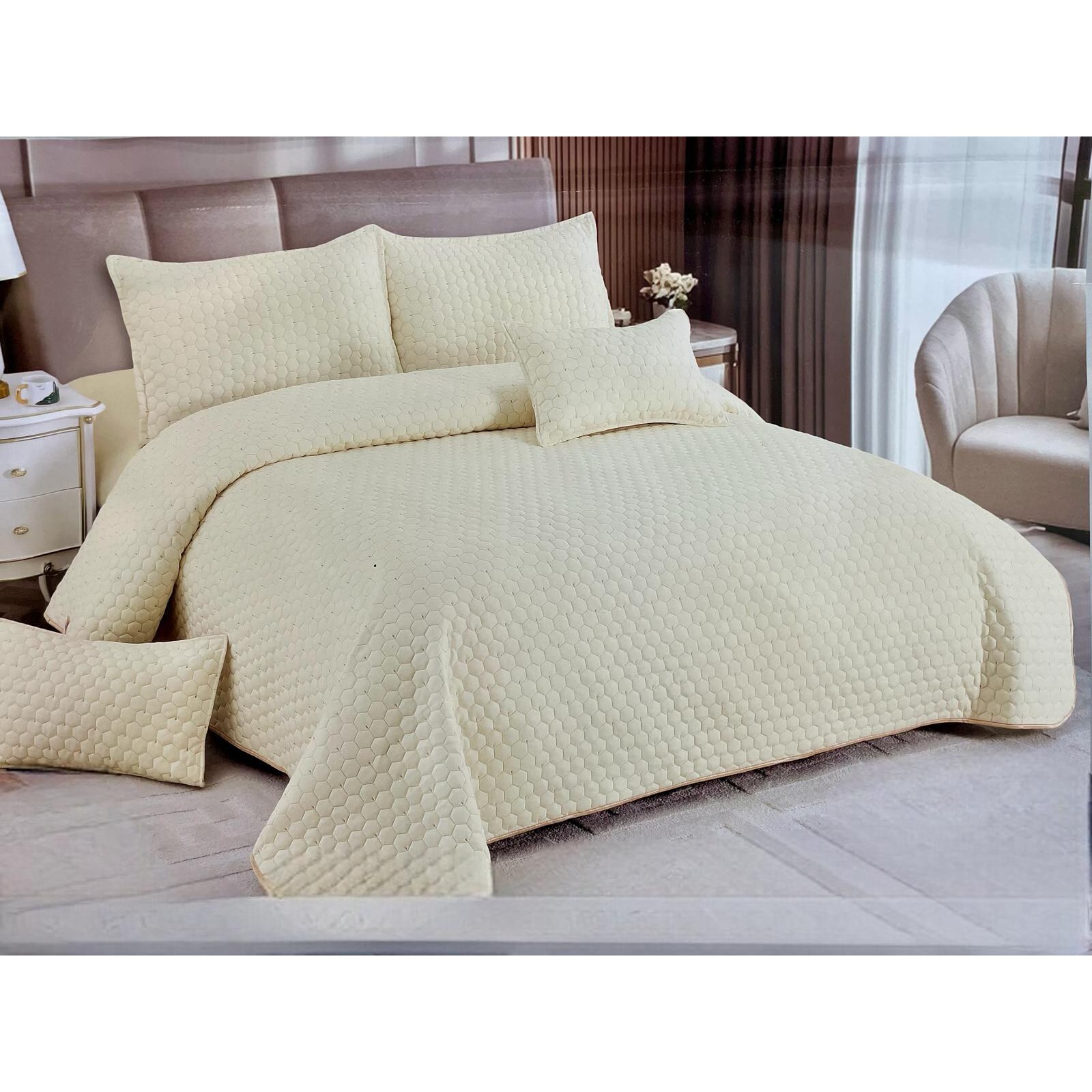 Set Cuvertura East Comfort Ivoire