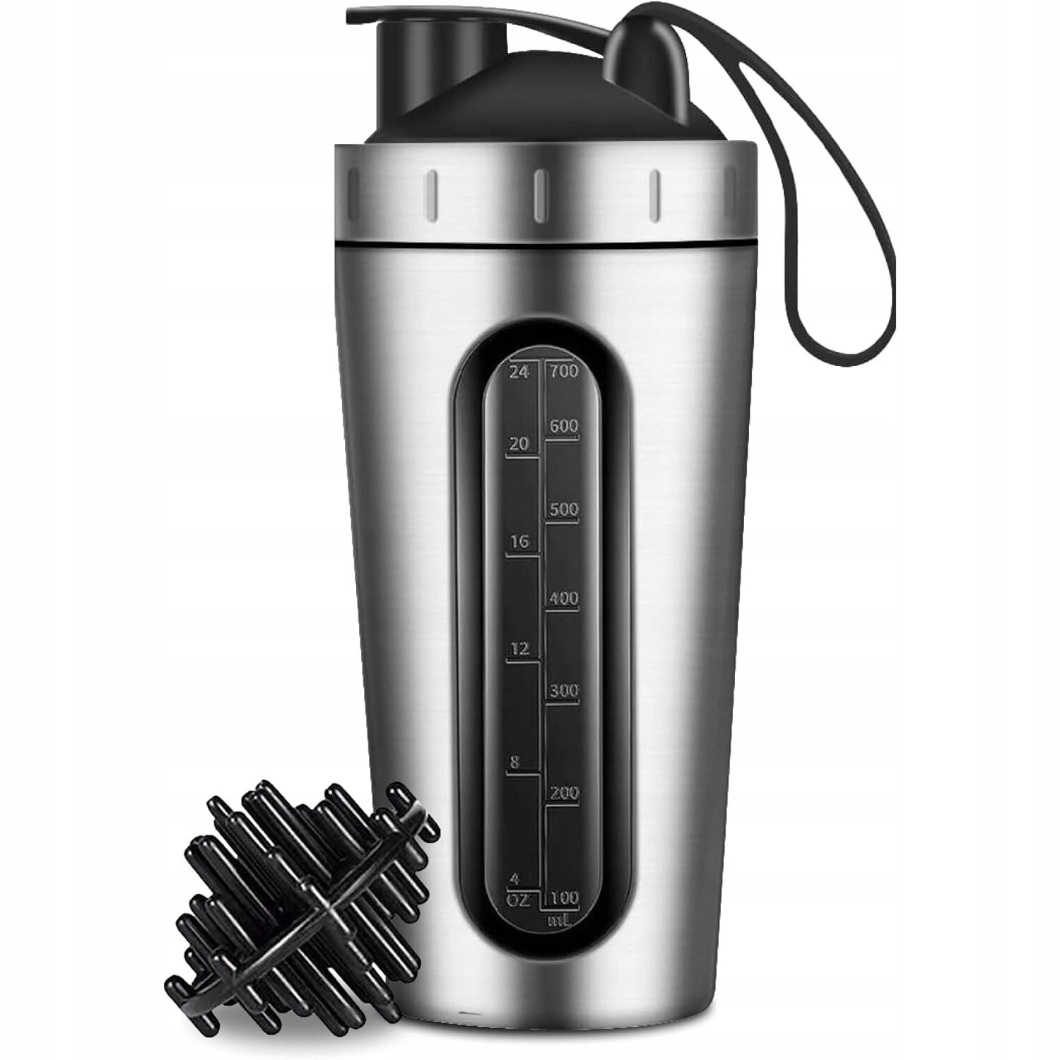 Shaker proteine inox 700ml OEM