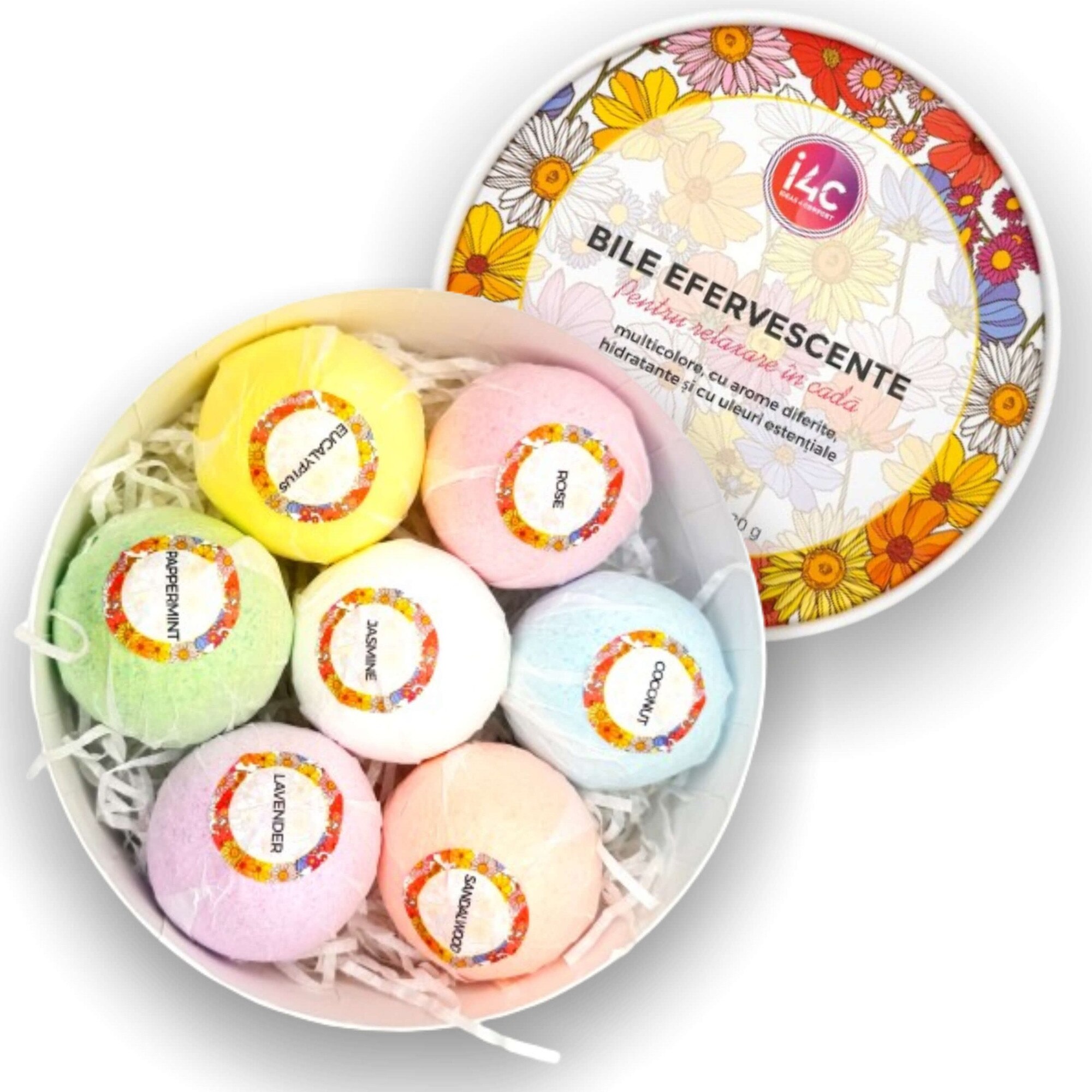 Set 7 bombe baie Ideas4Comfort