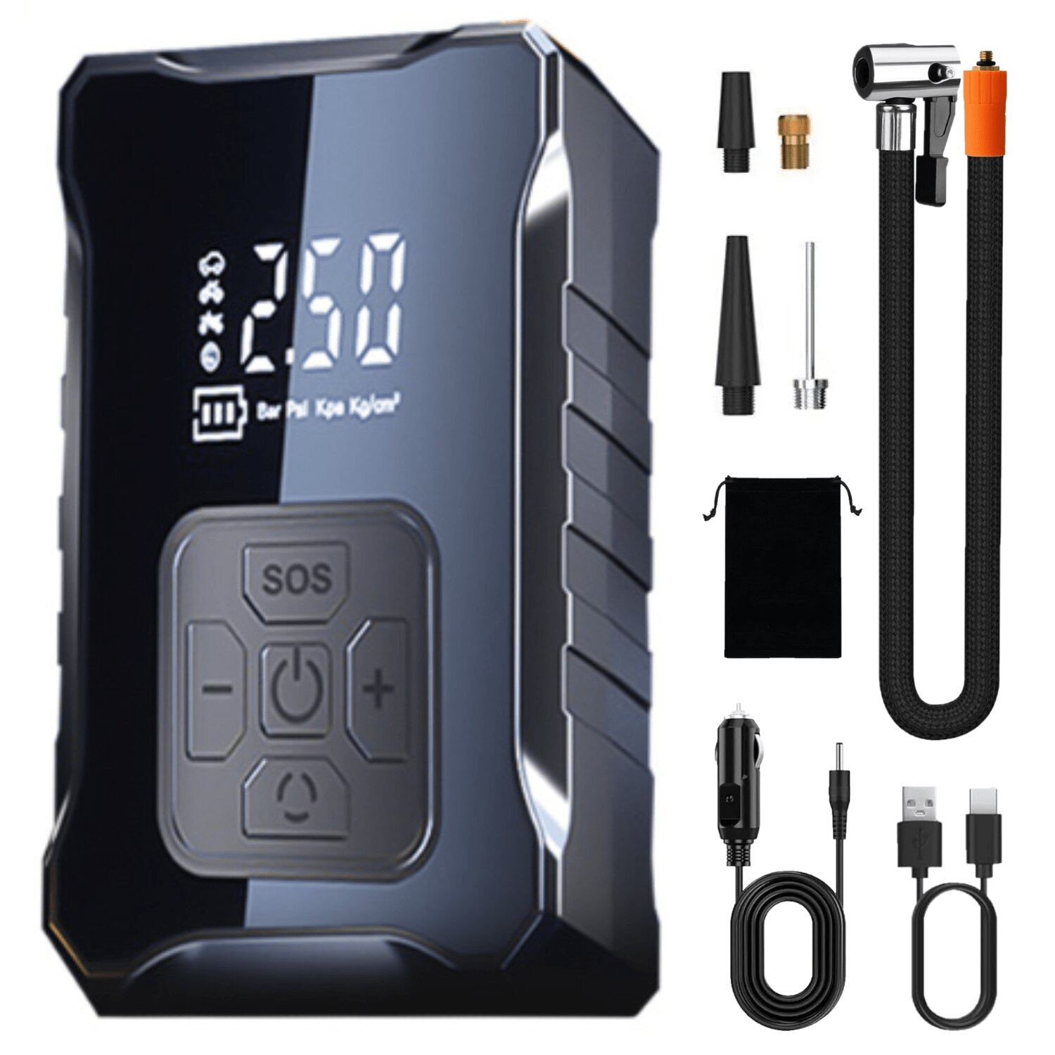 Compresor auto MOGODA cu acumulator
