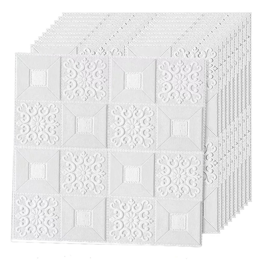 Tapet 3D Teno Perete/Tavan Alb