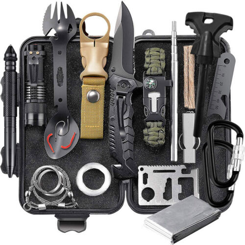 Kit echipament supravietuire Chigoods 26 accesorii