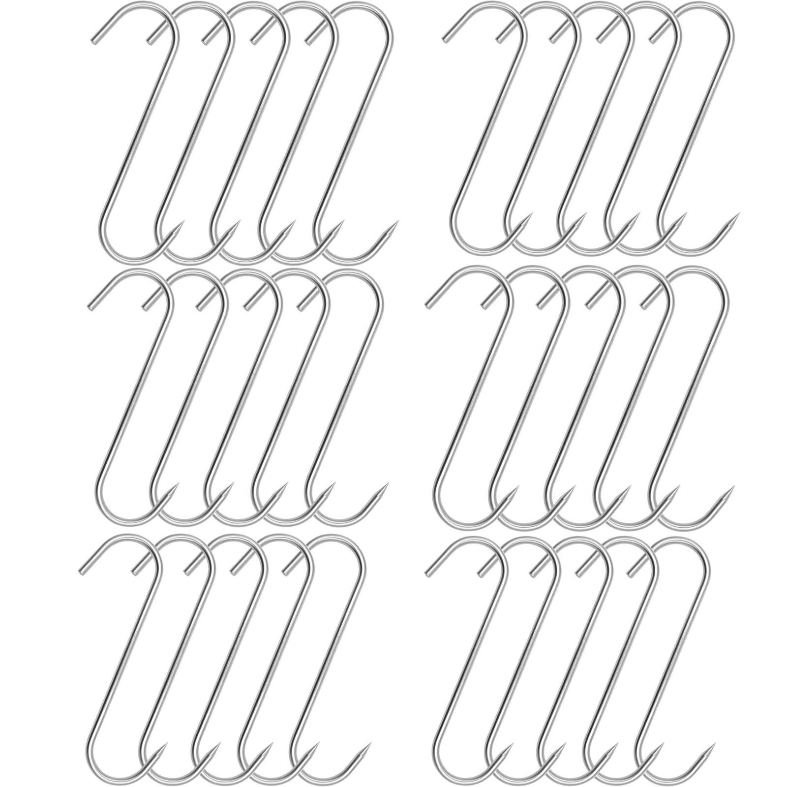 Set 30 Carlige Inox SINBINTA 15cm
