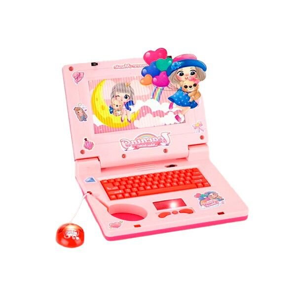 Jucarie laptop muzical OEM Roz