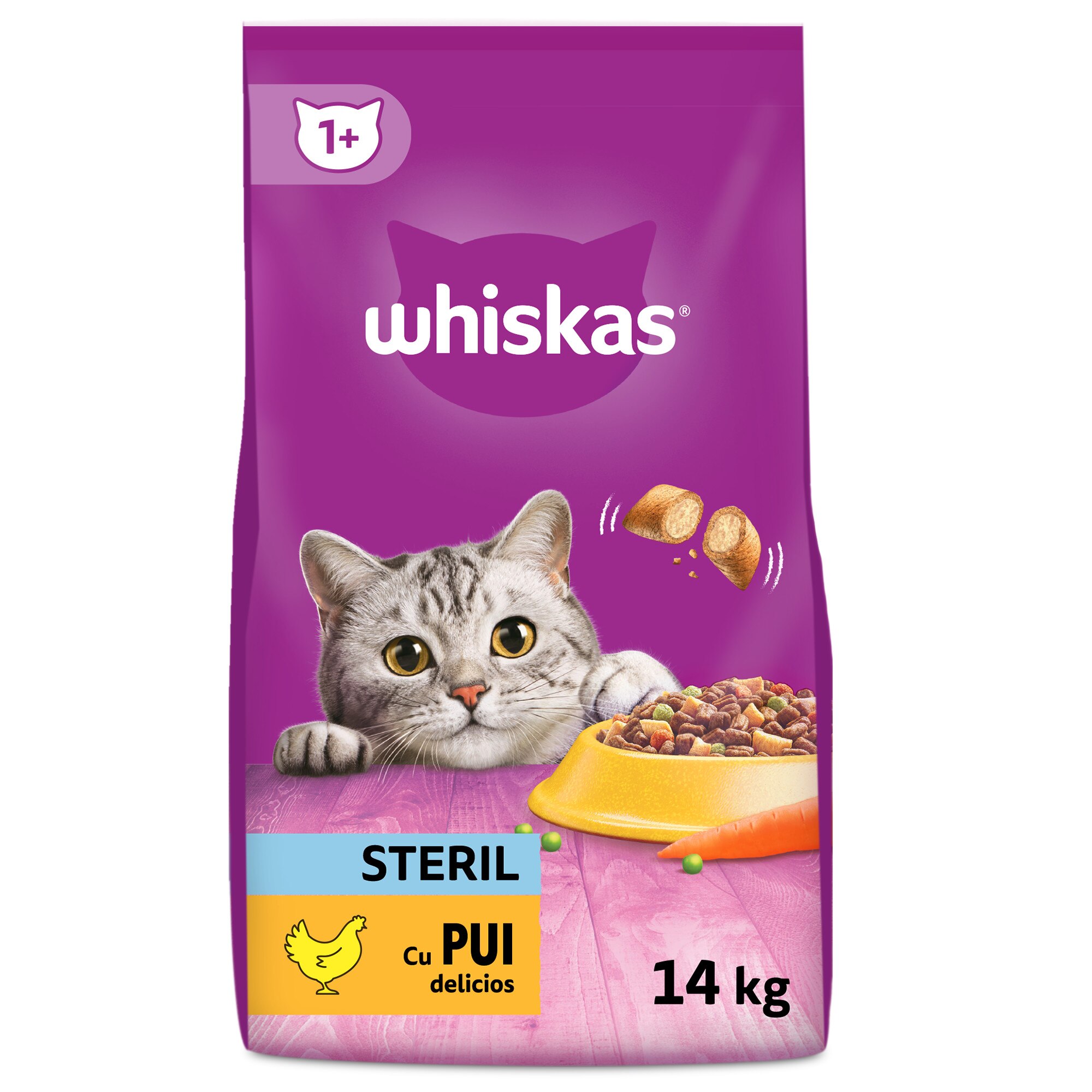 Whiskas Sterile Pui 14Kg
