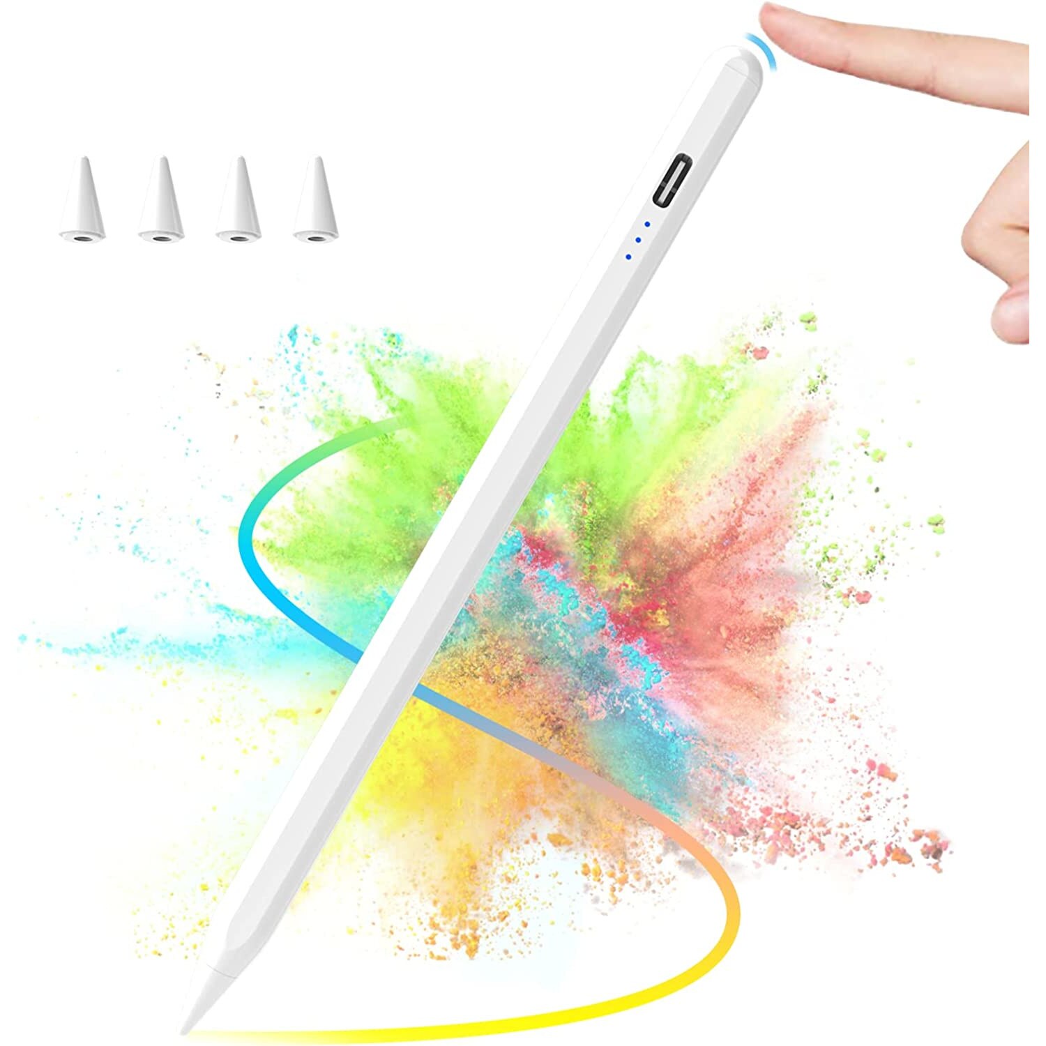 JESWO iPad 2018-2023 Alb