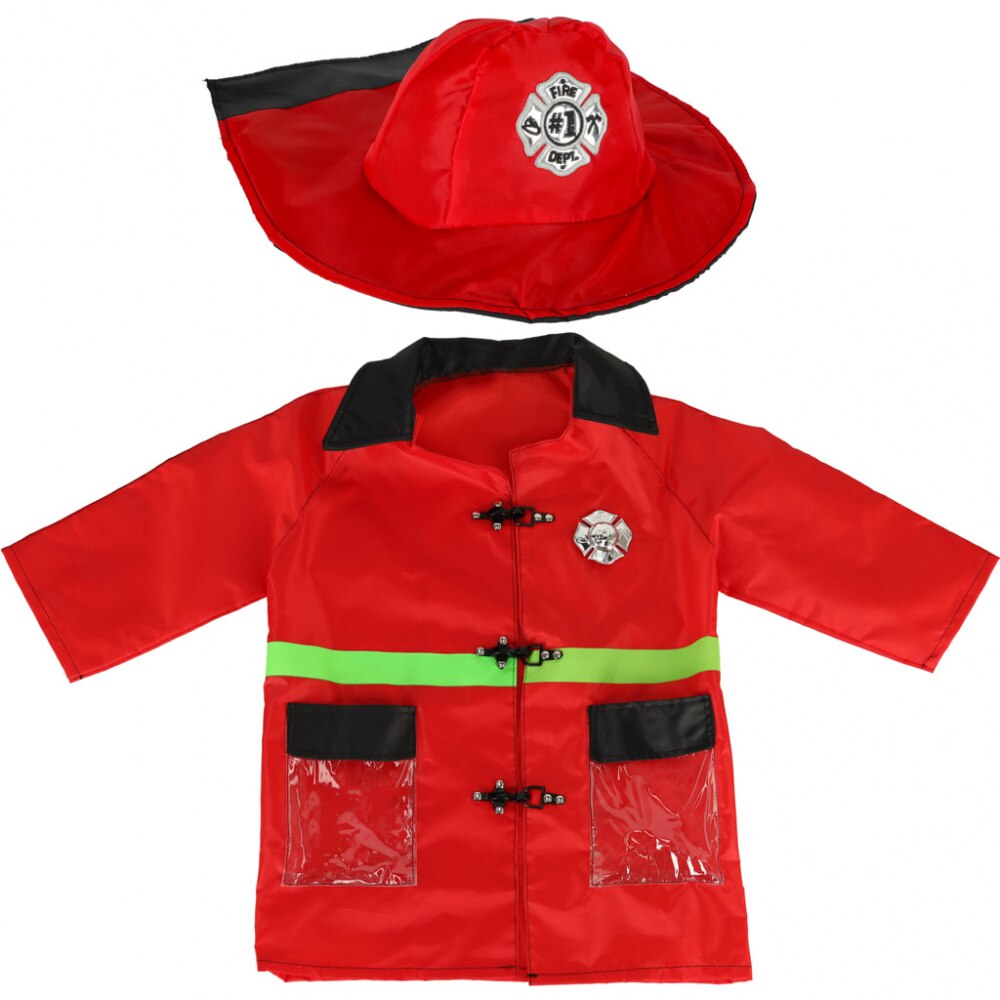 Costum pompier Ikonka cu Walkie-Talkie