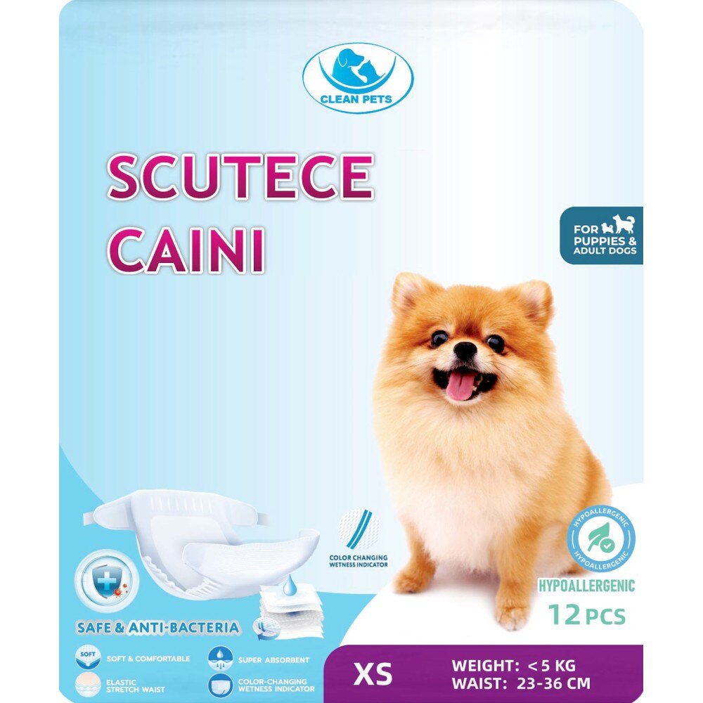 Scutece Clean Pets Femele XS