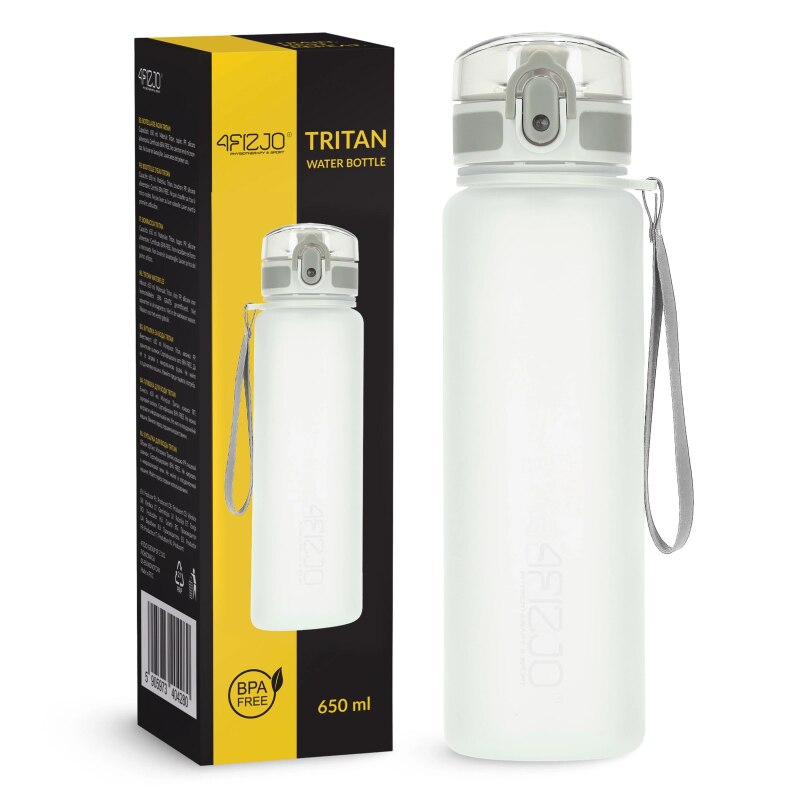 Bidon apa sport 650ml 4FIZJO Gri