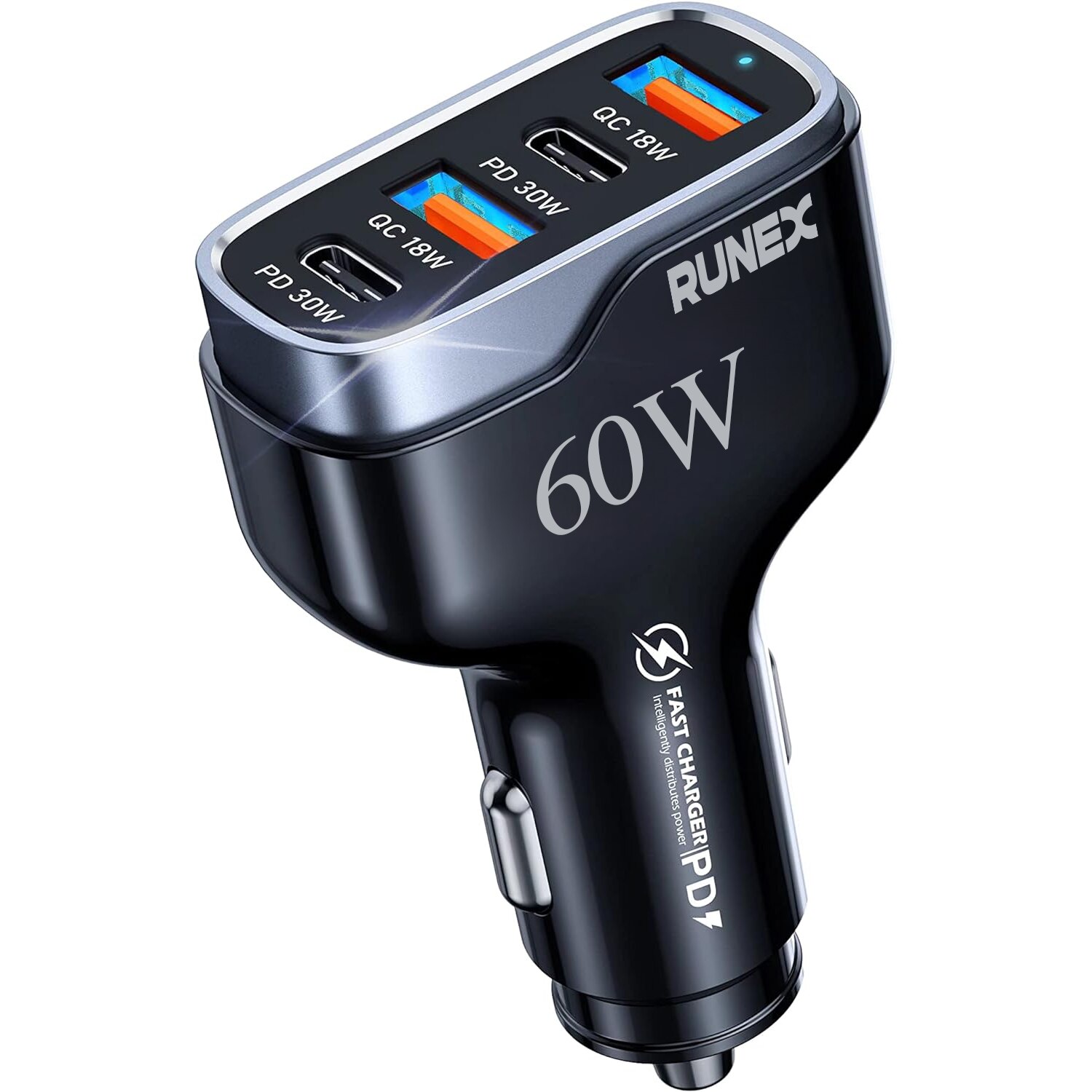Incarcator Auto Rapid Runex 60W