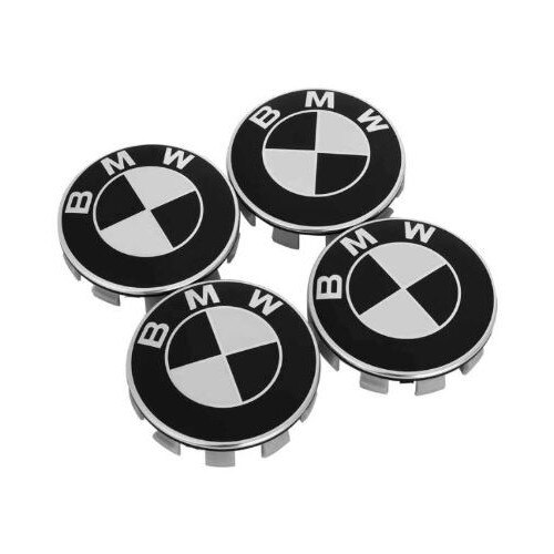Capace jante Ventoo 68mm Alb/Negru