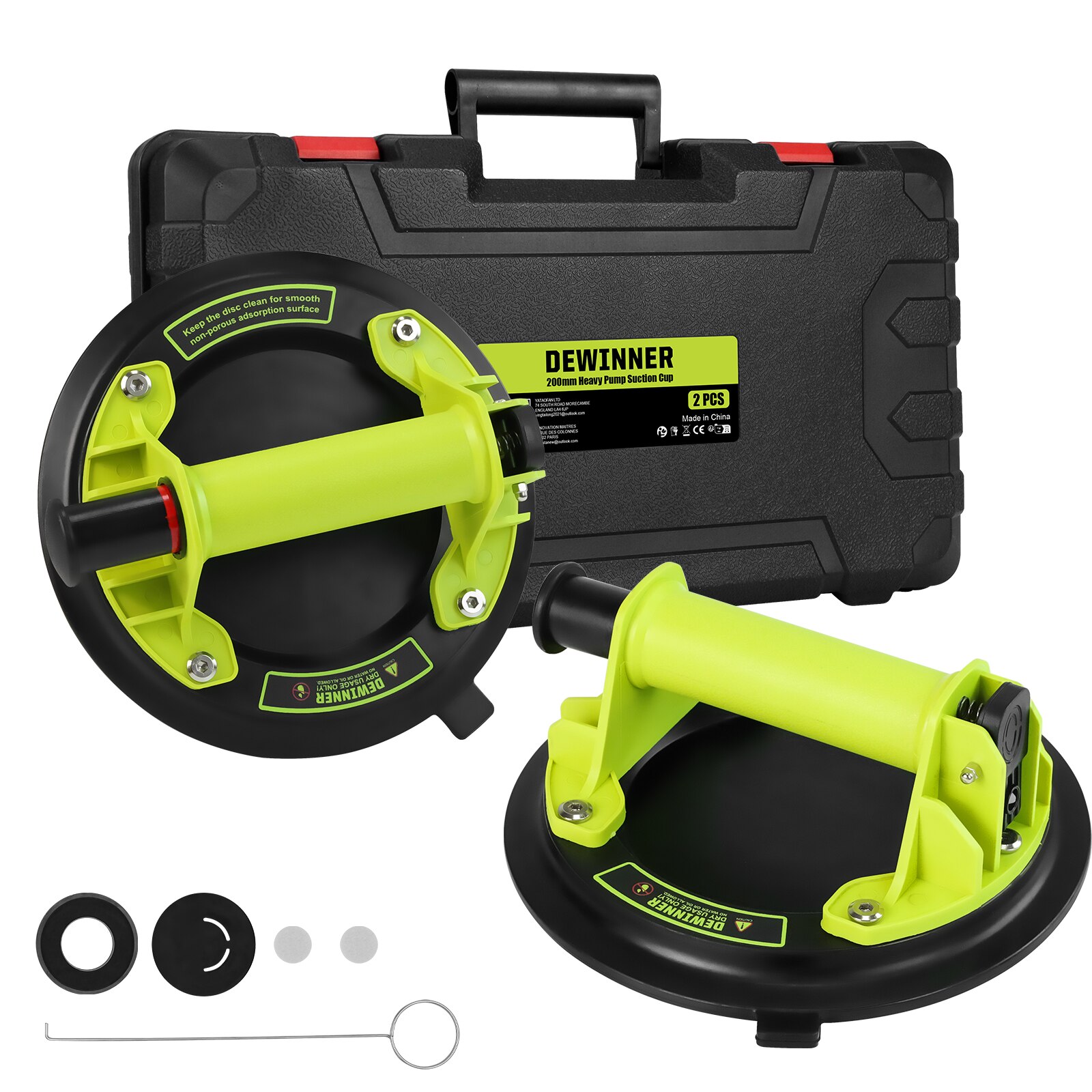 Set 2 ventuze profesionale DEWINNER cu indicator