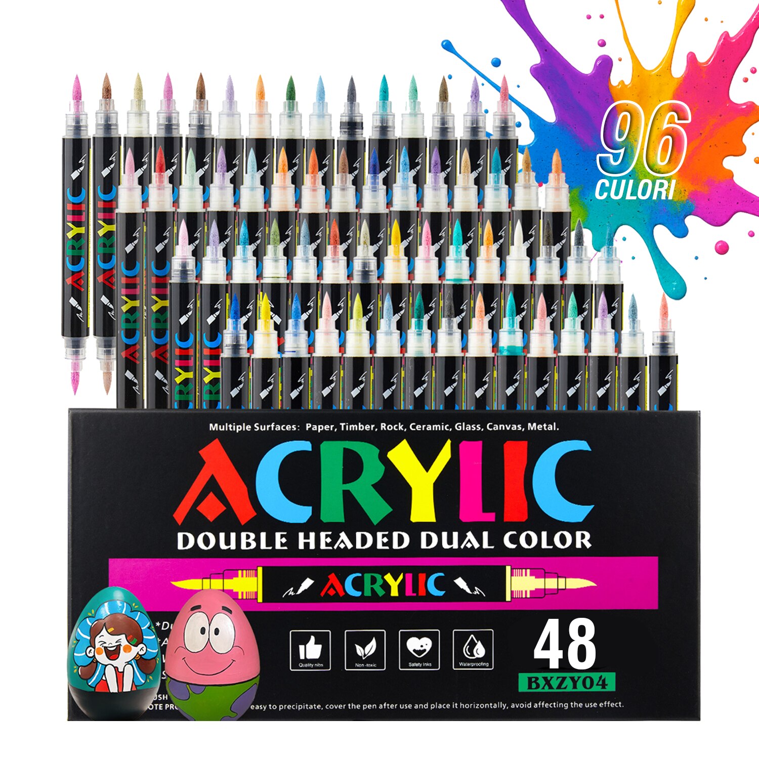 Set 48 Carioci Acrilice Sofiev