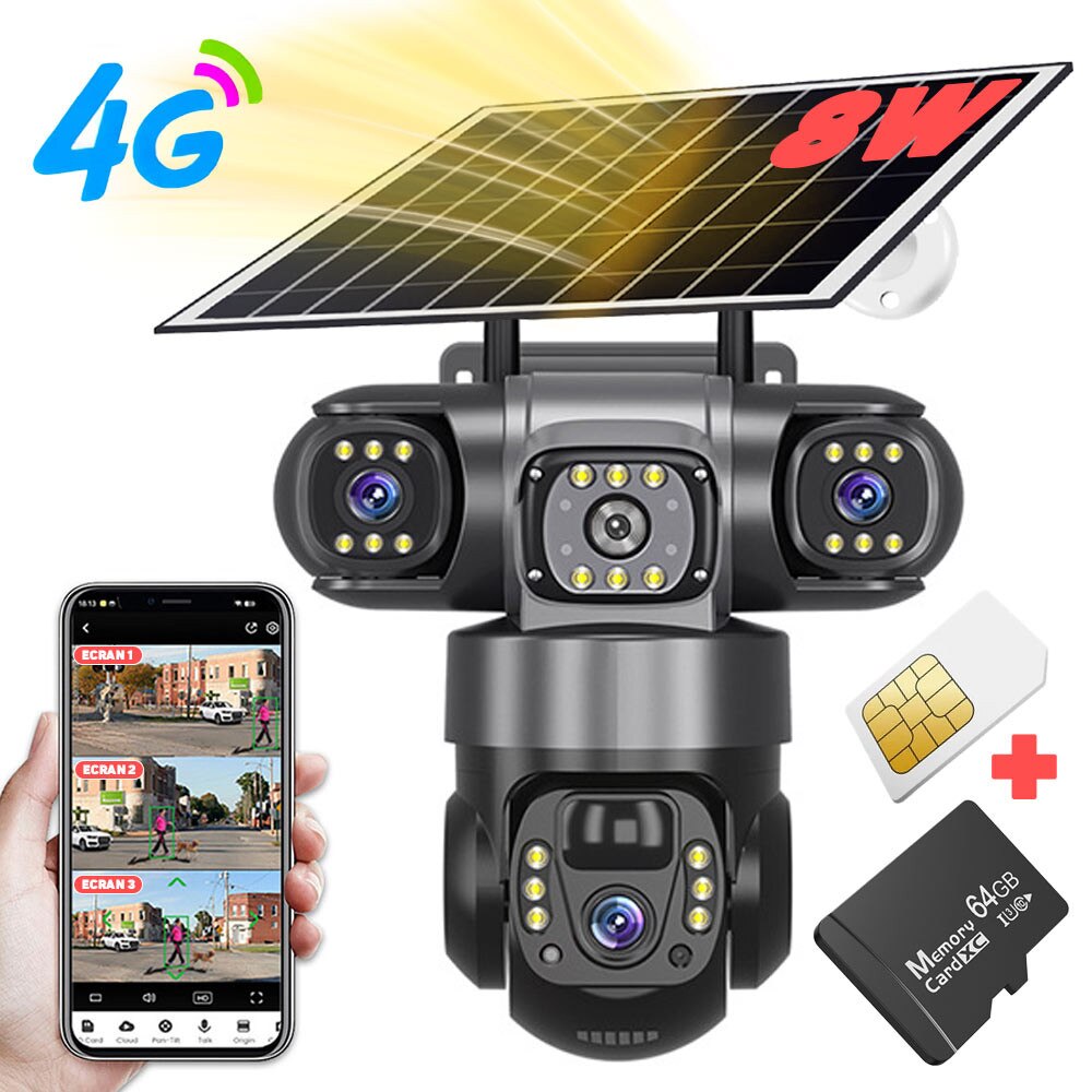 VeeShop 6MP 4G Solar