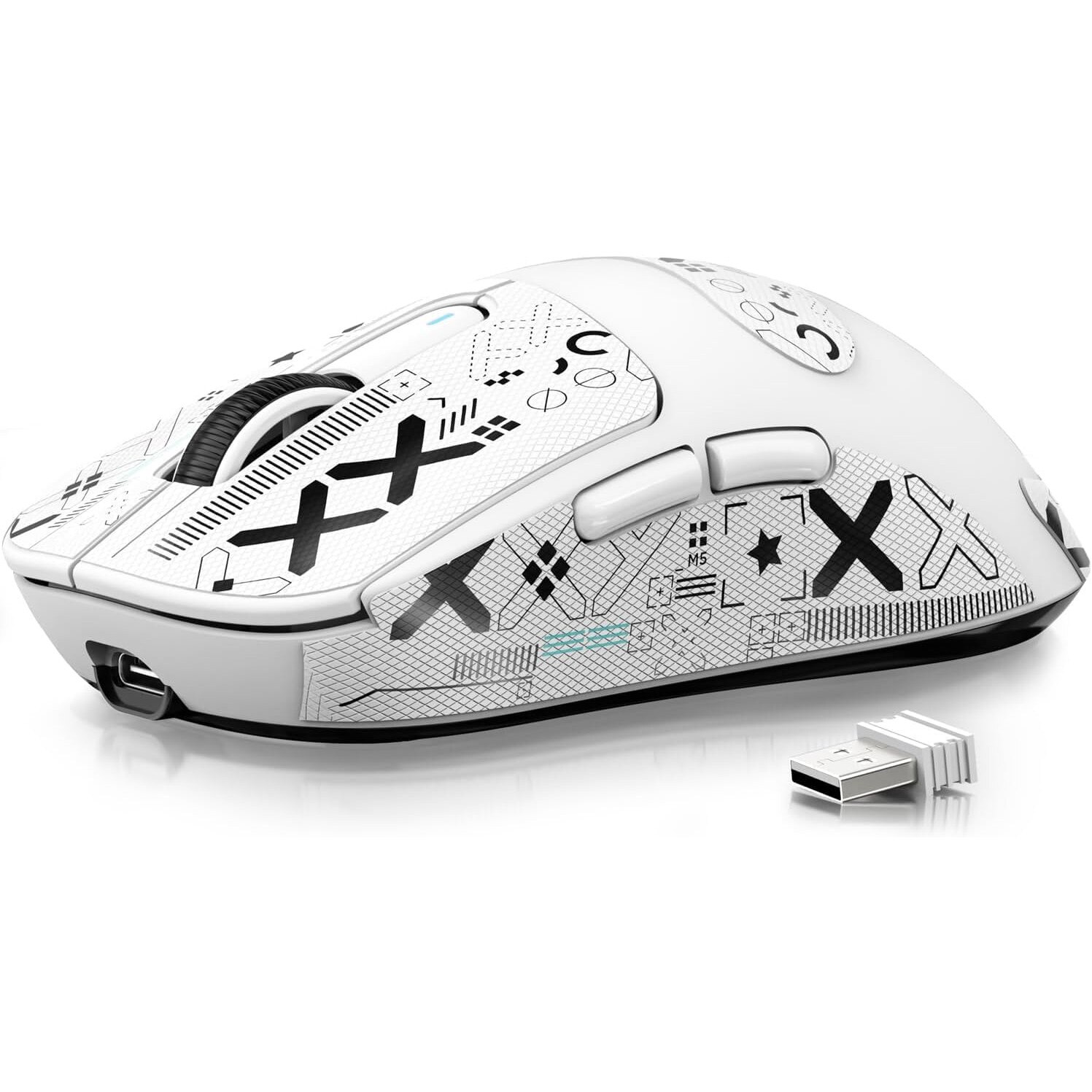 Mouse Gaming Attack Shark X3 Alb