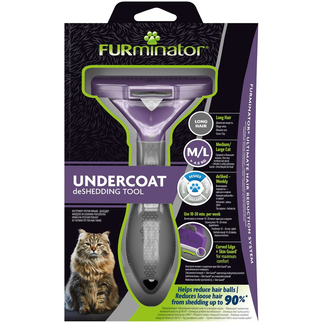 Perie M/L FURminator păr lung