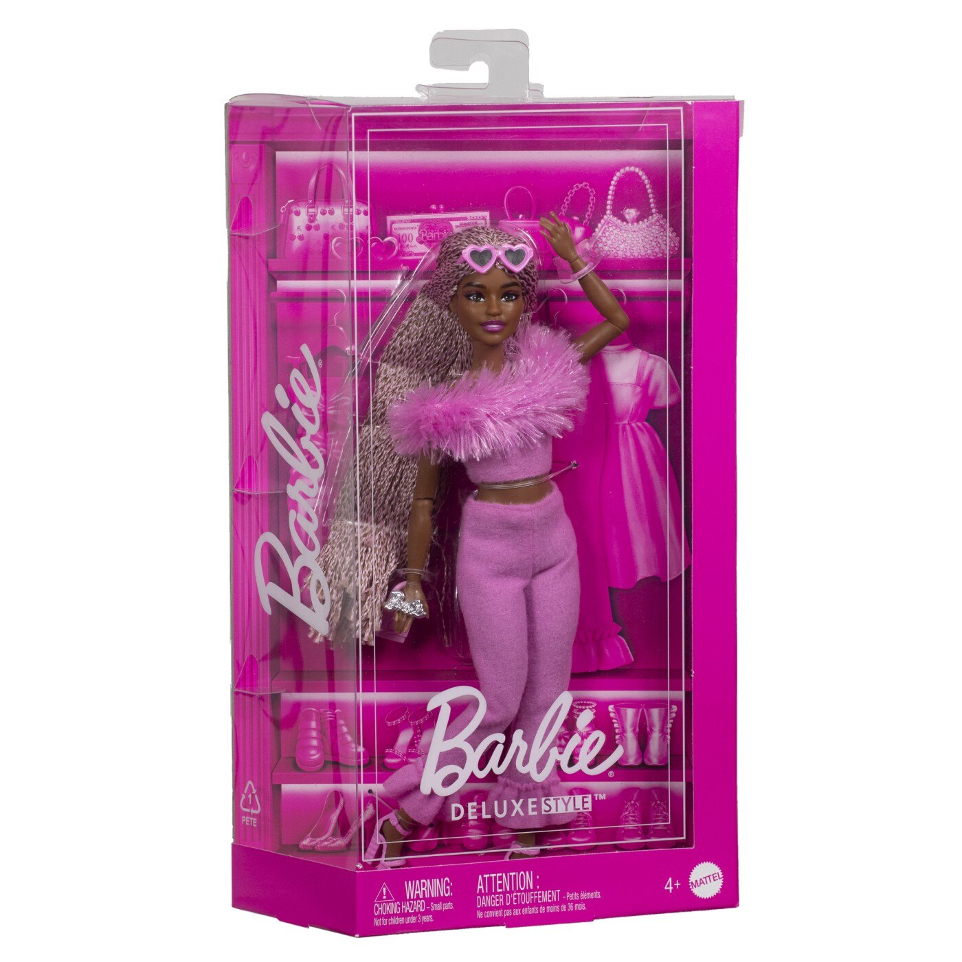 Barbie Deluxe Style cu Salopetă Roz