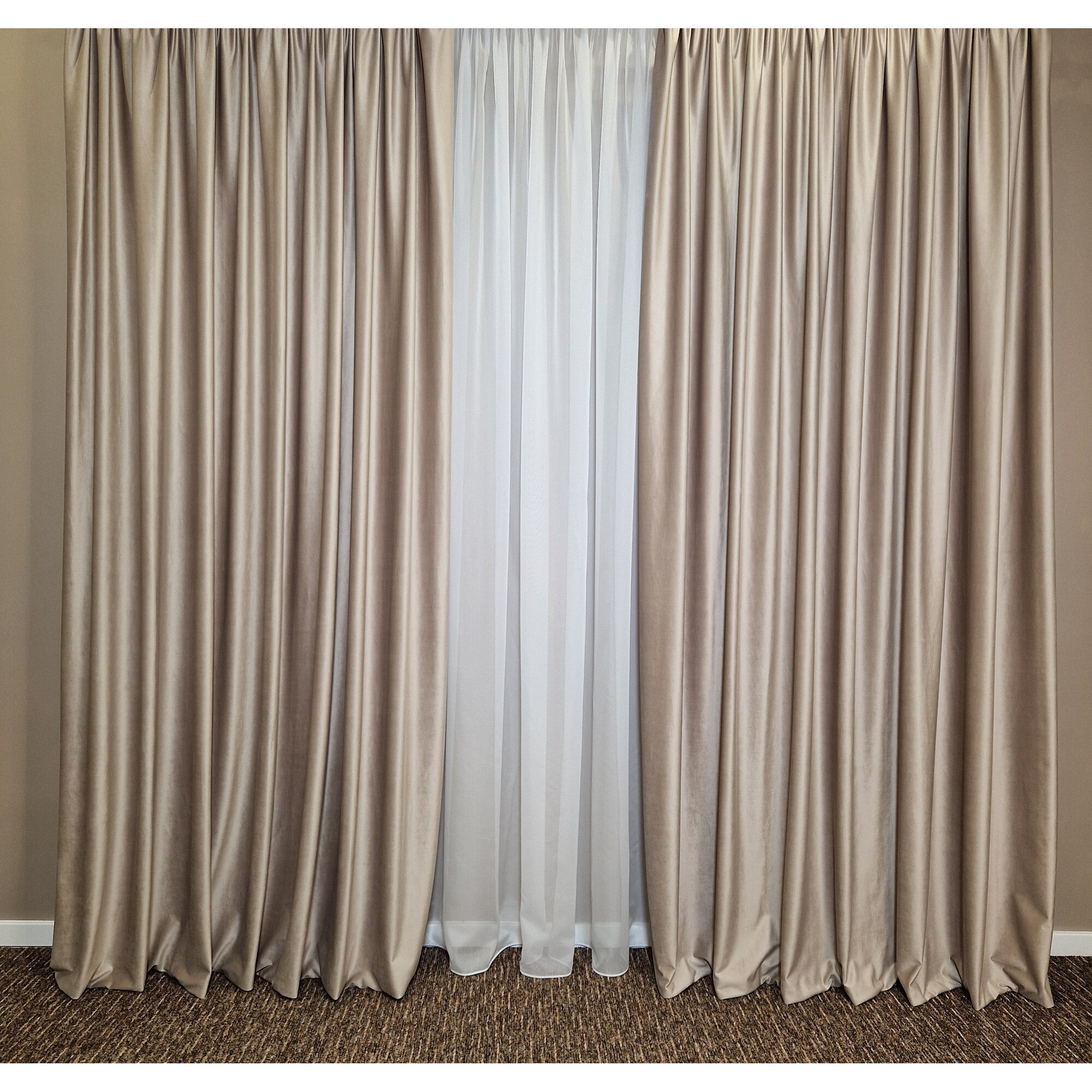 Set 2 draperii catifea MASTEL