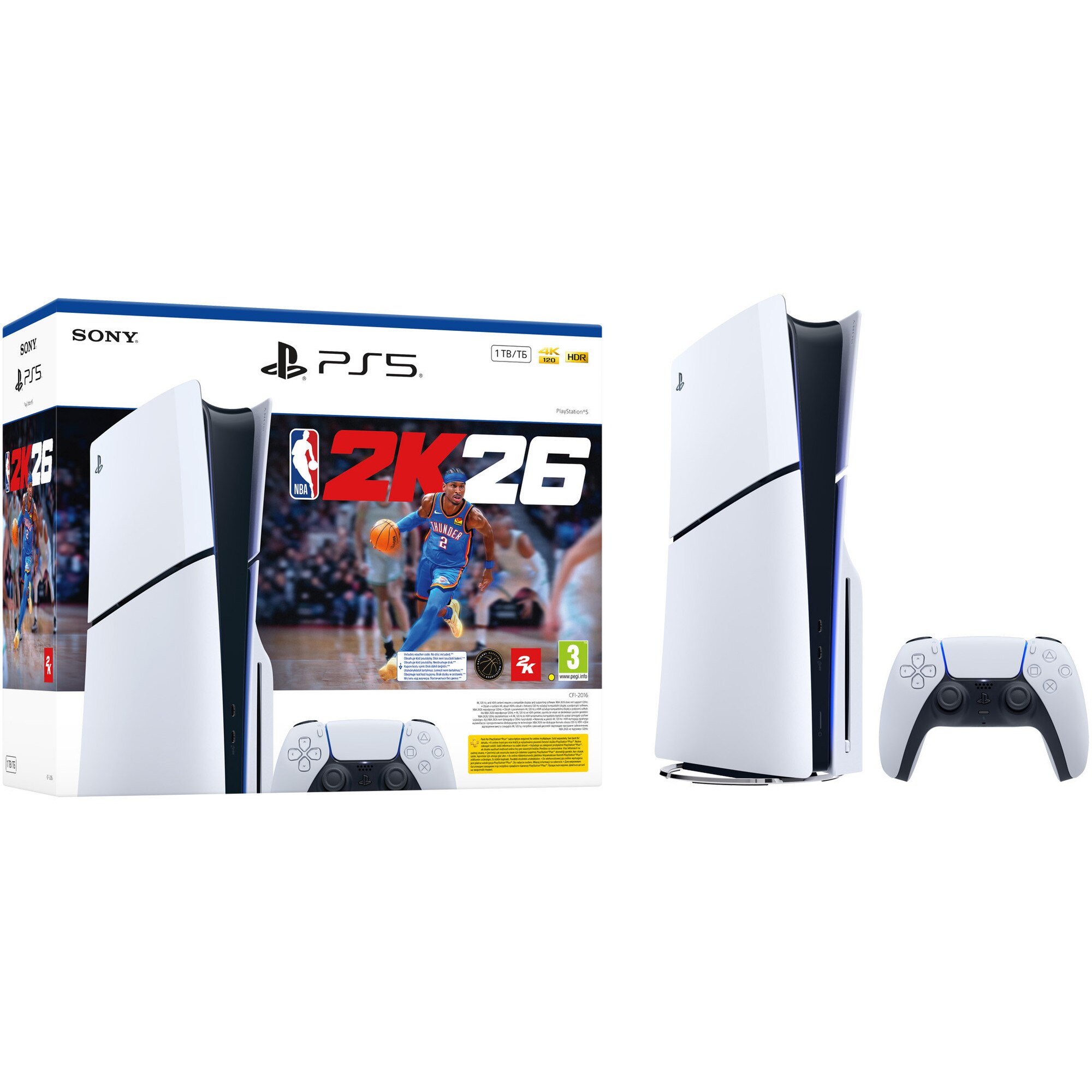 Sony PS5 Slim 1TB + NBA 2K26