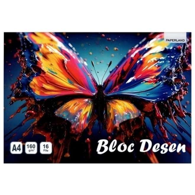 Bloc desen A4 Paperland 160g