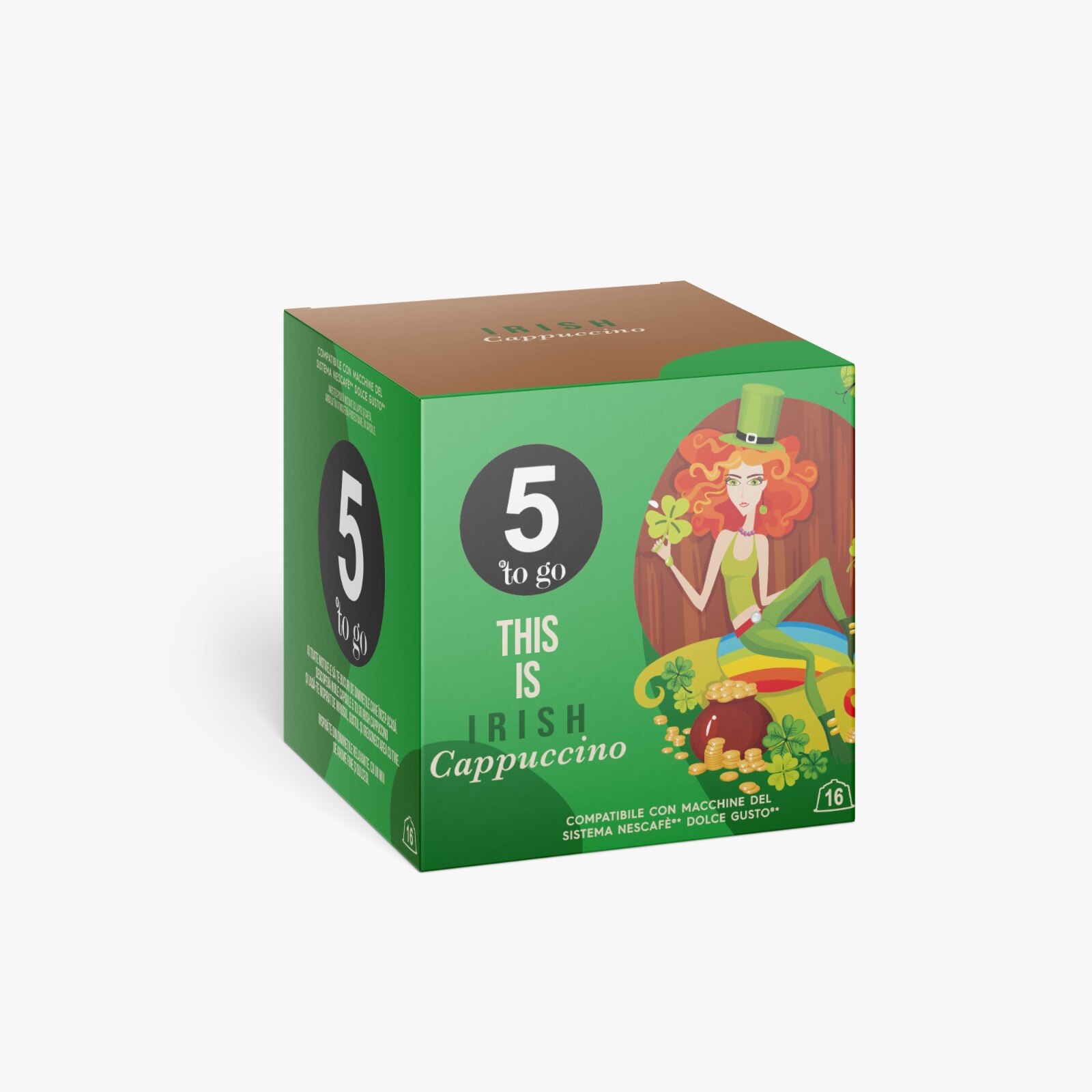 Capsule 5 to go Irish Cappuccino Dolce Gusto