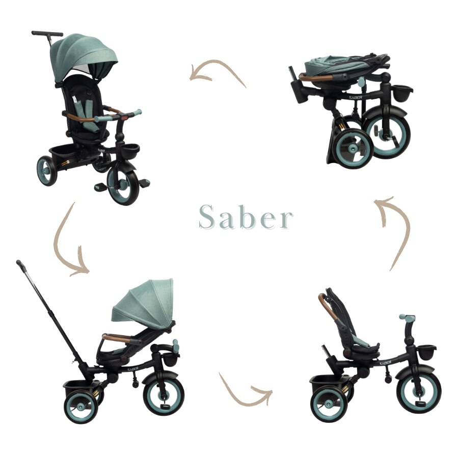Tricicletă Toyz Saber (albastru)
