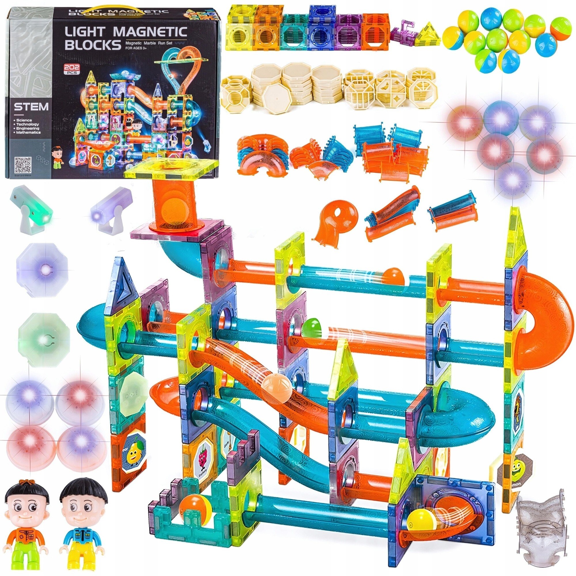 Set Magic Light Magnets 252 piese Indiggo
