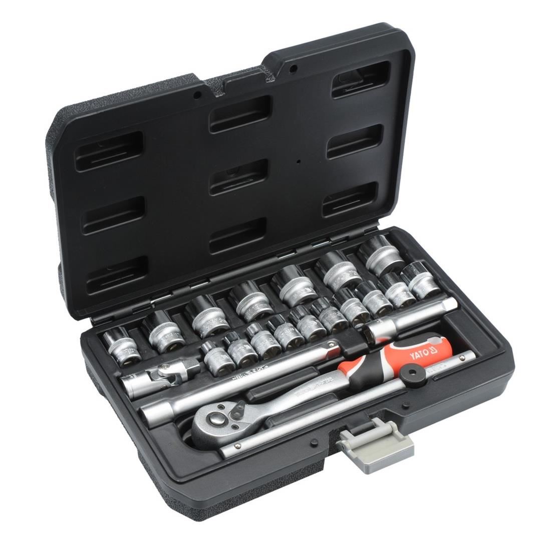 Trusa chei tubulare Yato 22 buc 6-22mm