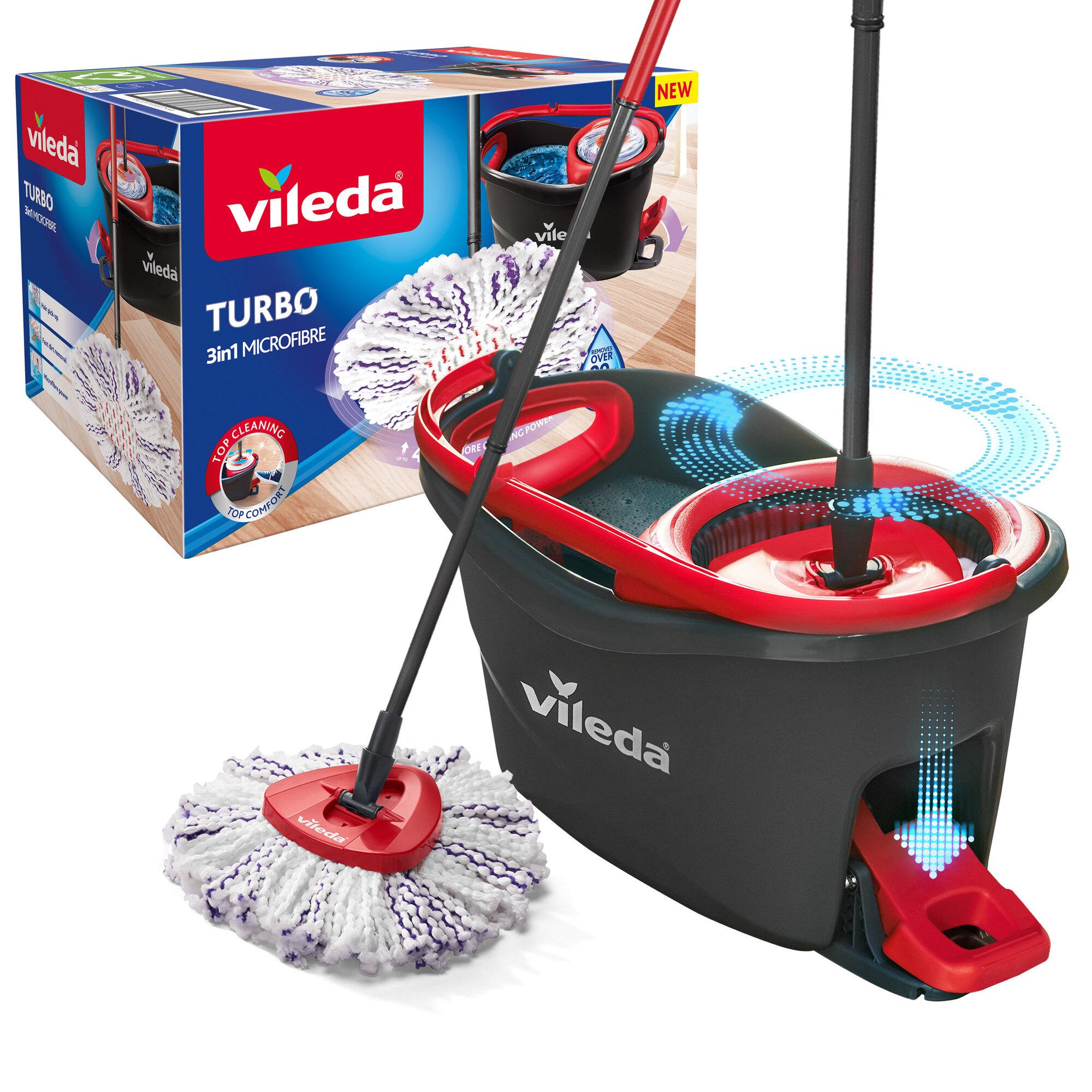 Set Vileda Easy Wring Turbo 3in1