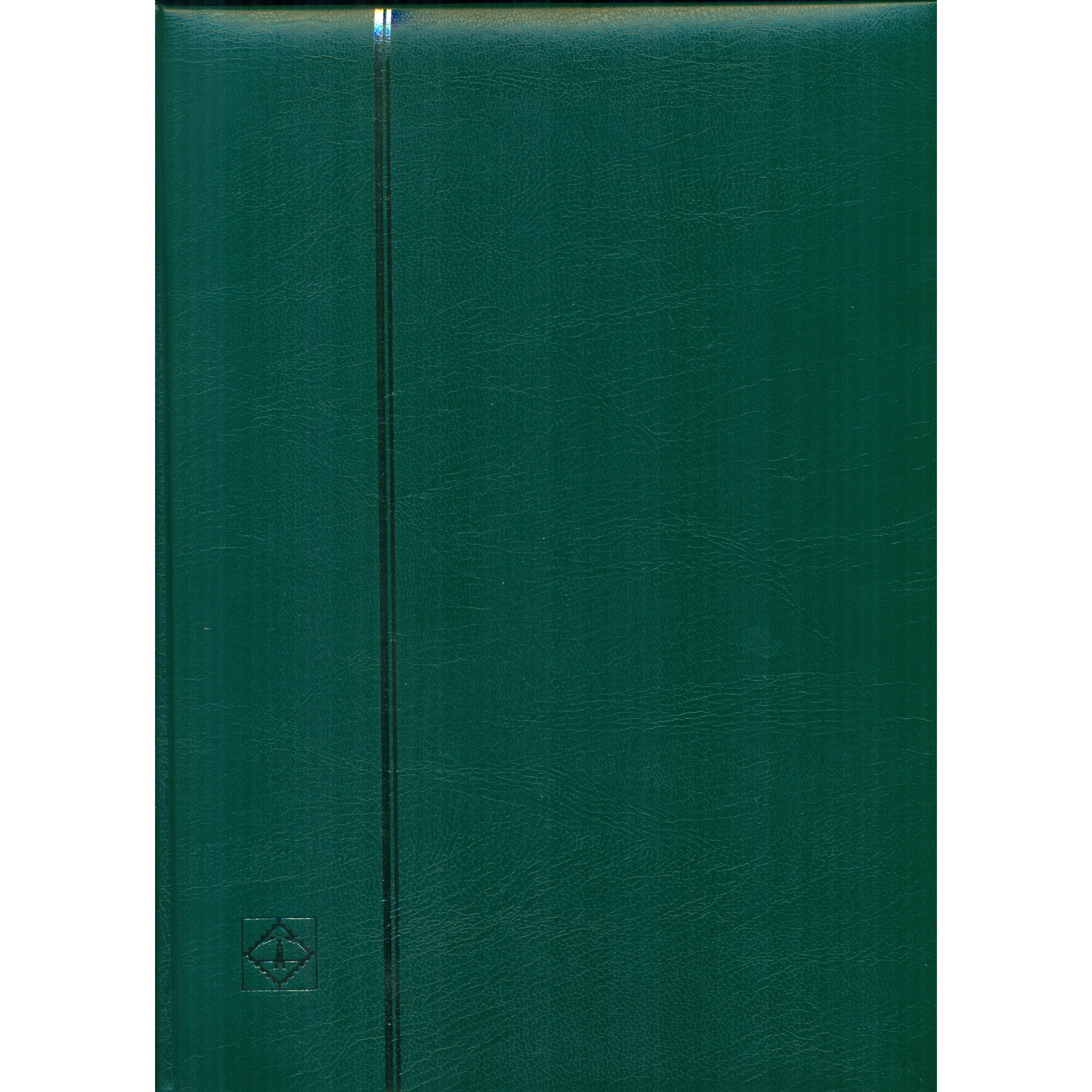 Clasor timbre Leuchtturm 64 pagini negre, A4, coperta verde
