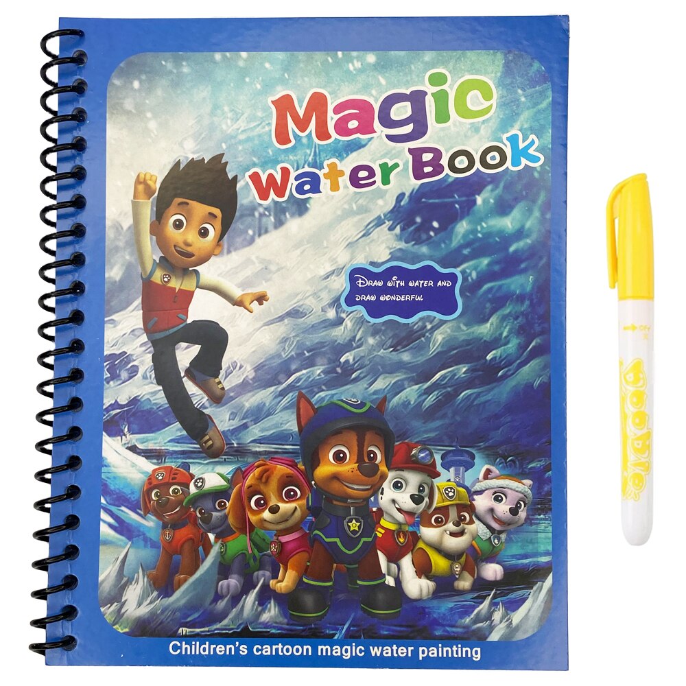 Carte de colorat cu apa Magic Book Pitikot®