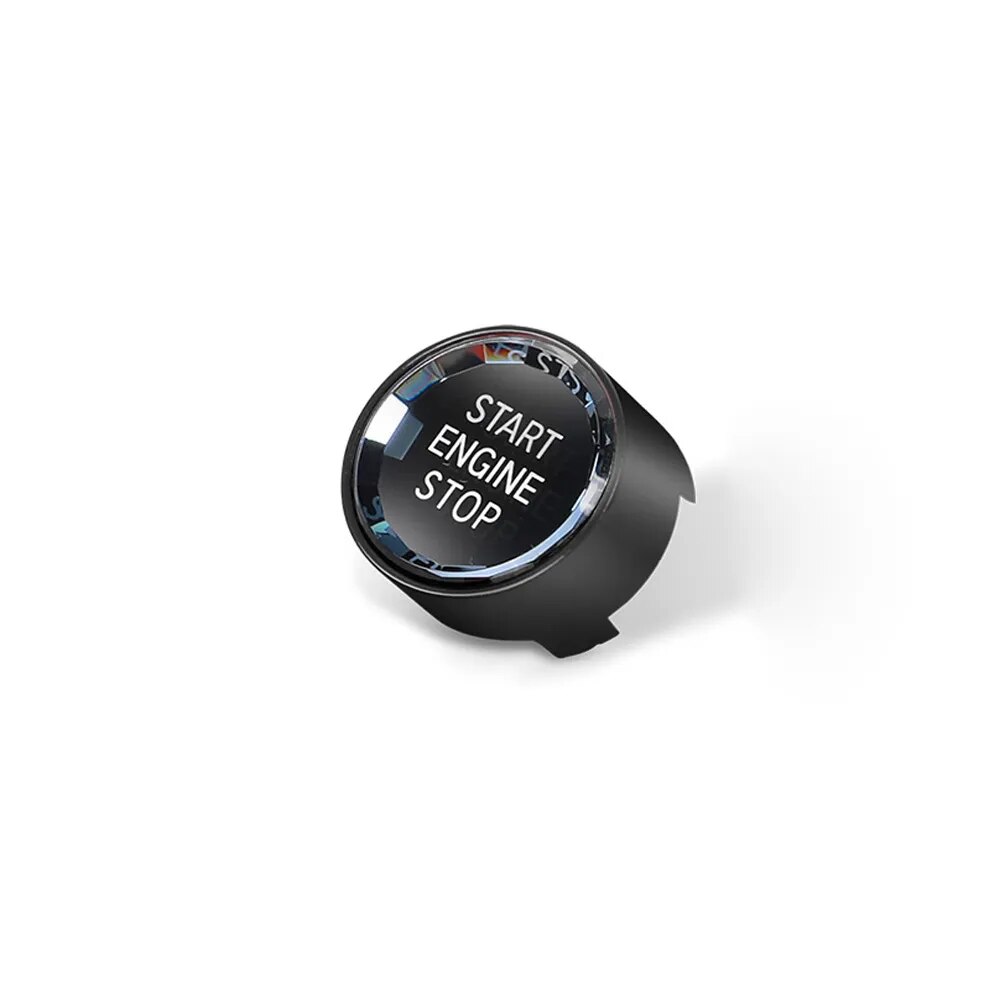 Buton Capac Start Stop Cristal BMW Seria F Negru