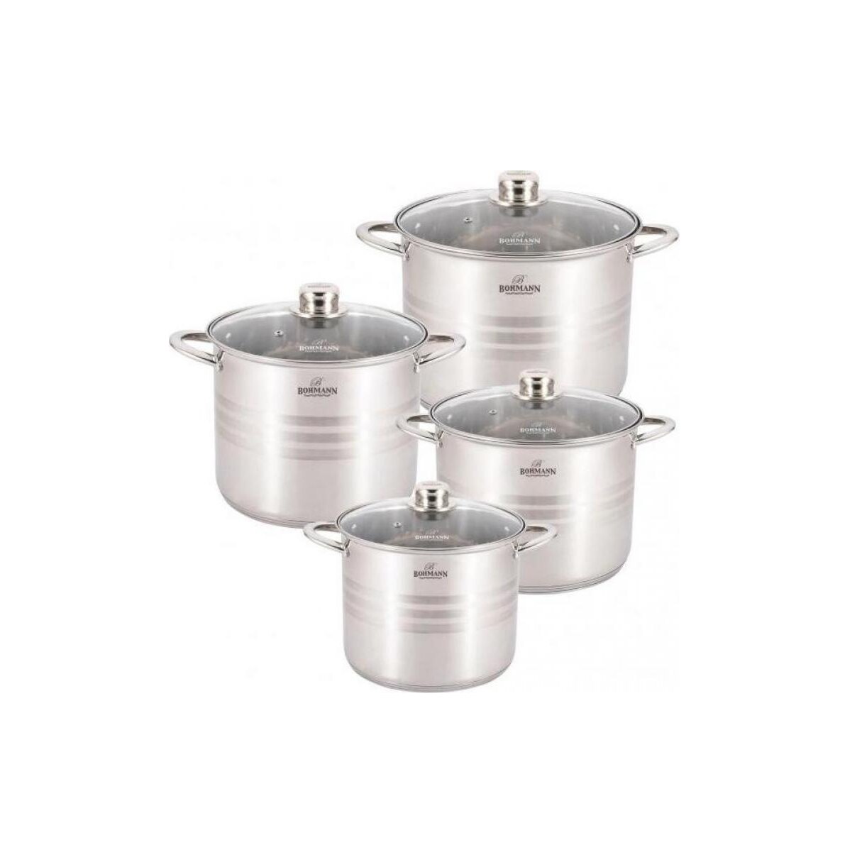 Set oale inox 8 piese Bohmann BH004
