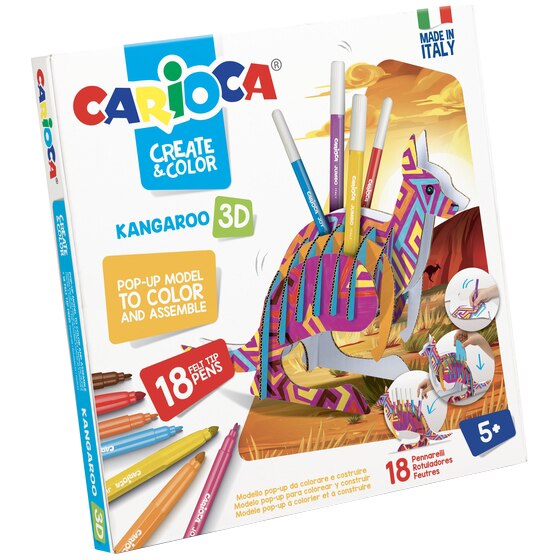 Set creativ Carioca Cangur 3D