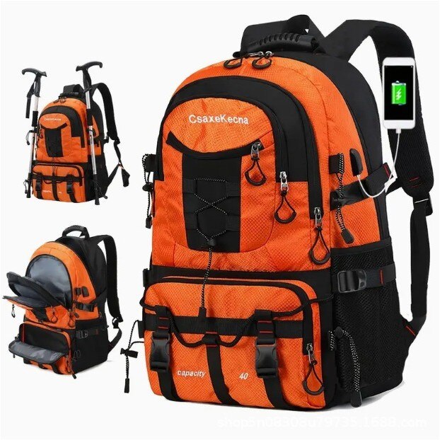 Rucsac NORTHERN Everest Essentials 55L, portocaliu