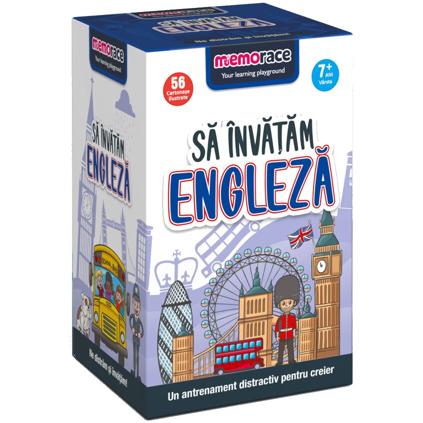 Joc educativ MemoRace - Sa invatam engleza