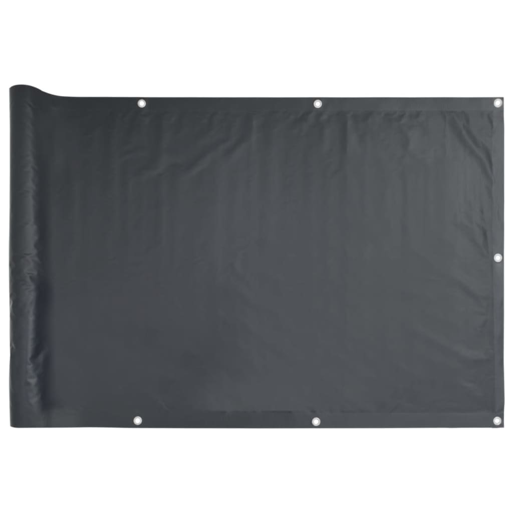 Paravan balcon vidaXL Oxford Antracit 75x500