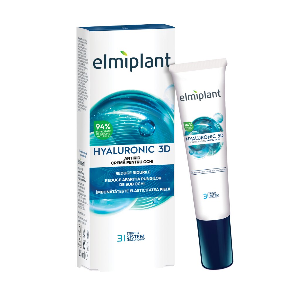 Cremă anti-rid ochi Elmiplant Hyaluronic