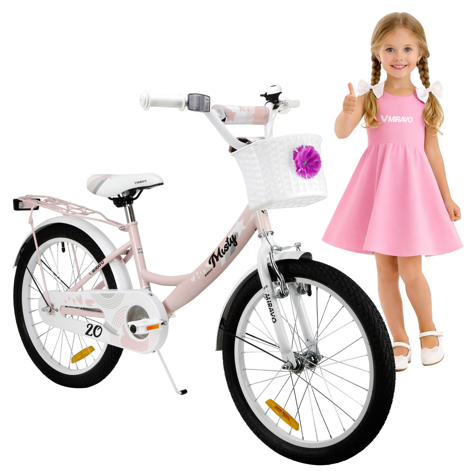 Miravo 20 inch Alb-Roz