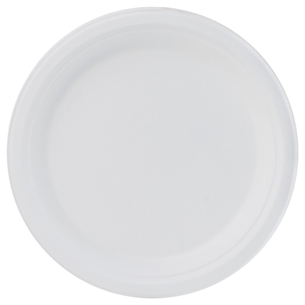 Farfurie rotundă trestie de zahăr 22 cm Biodeck